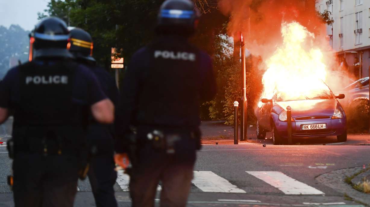 Silent march in France to protest police killing of driver