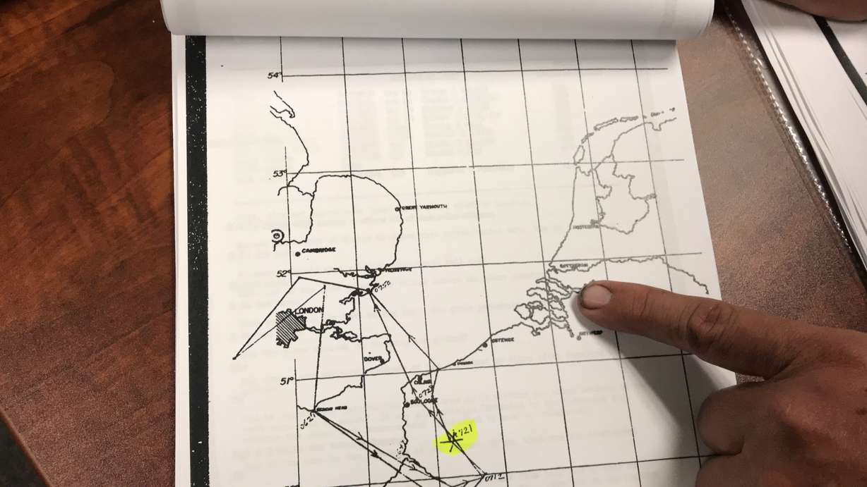 Descendants search for the remains of Army pilot Lt. George “Frankie” Wilson from Utah who died in northern France 74 years ago. He was shot down by German forces in World War II. Photo: Peter Samore, KSL Newsradio