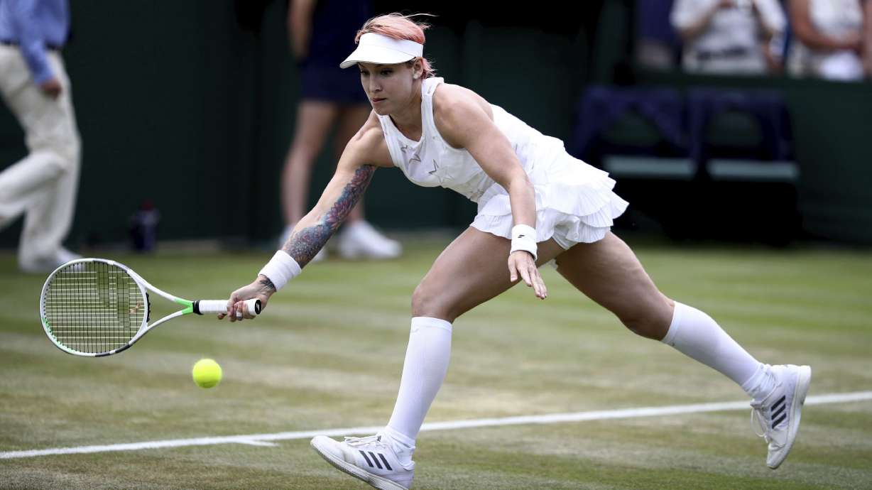 Year after gruesome injury at Wimbledon, Mattek-Sands wins