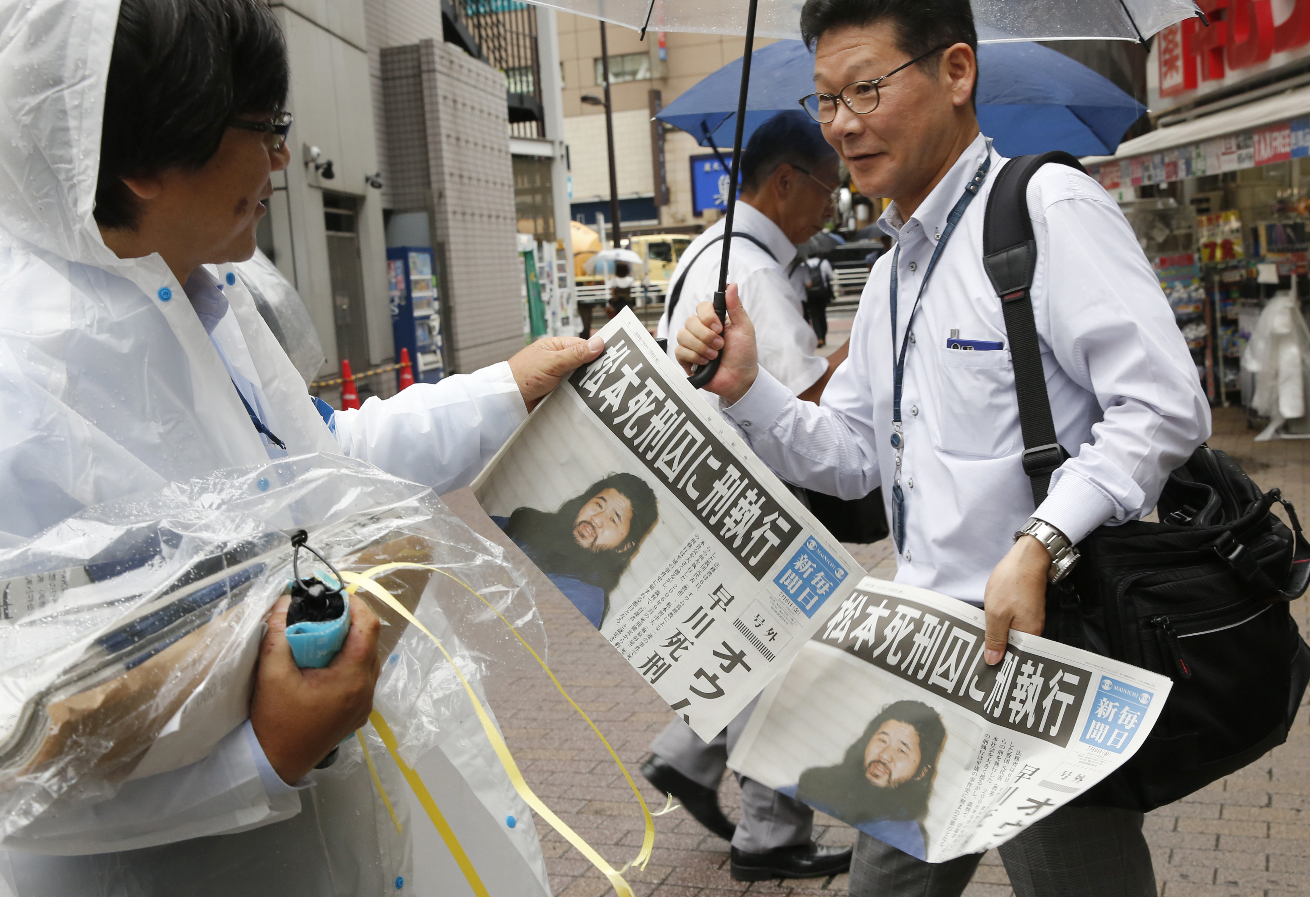 Long wait has ended in Japan for execution of cult leader