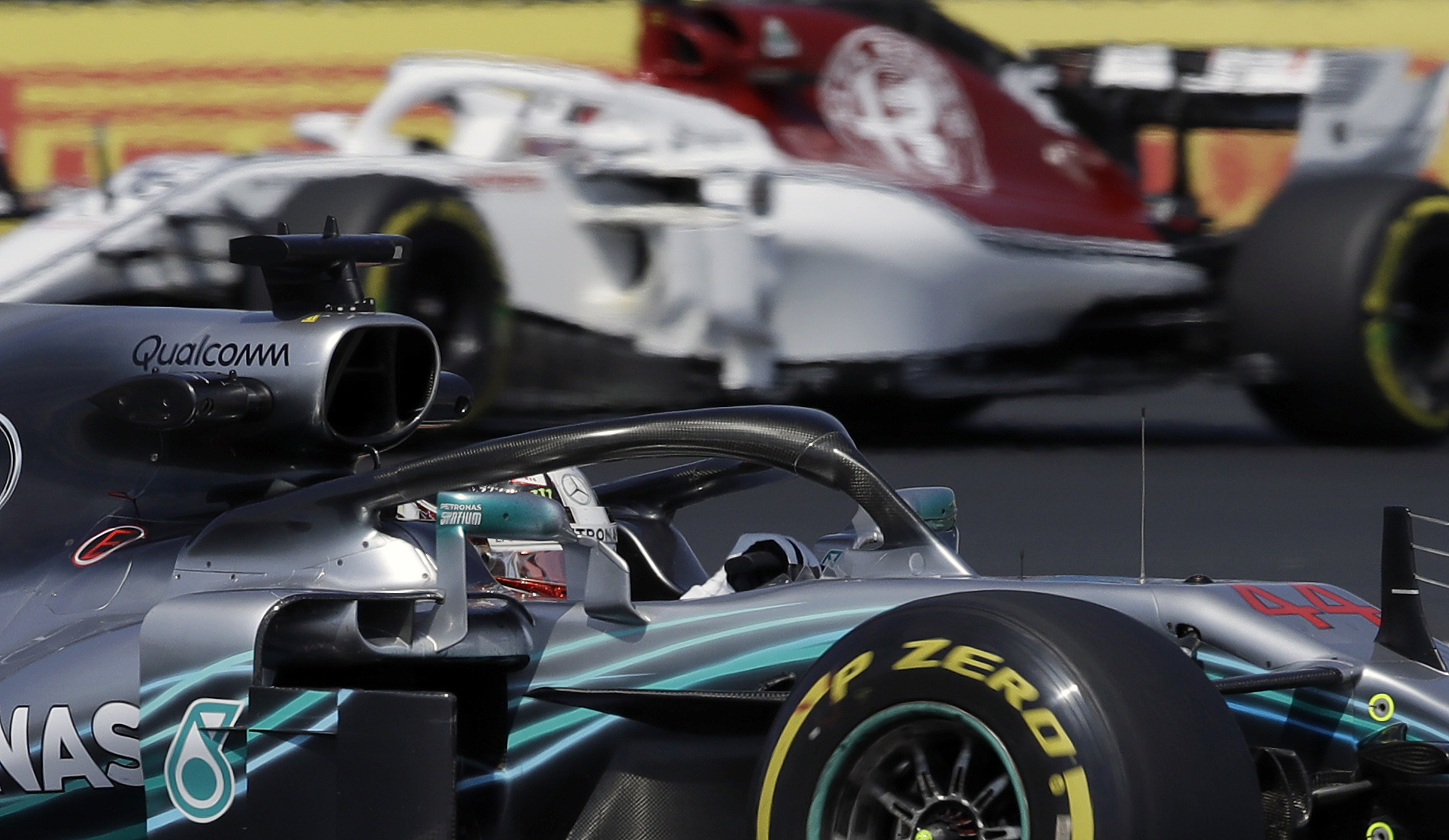 Vettel pips Mercedes pair in 2nd practice for British GP