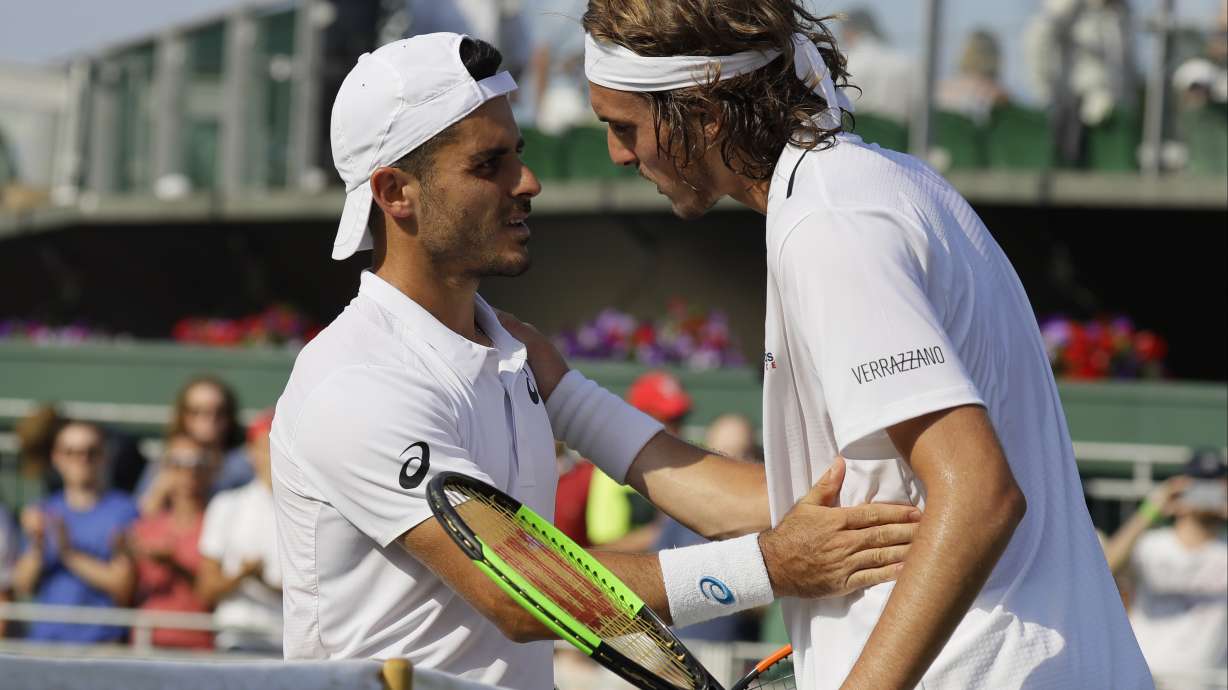 Tsitsipas sets mark for Greek tennis at Wimbledon