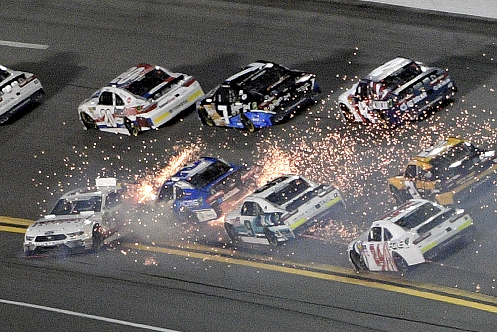 Larson gets Xfinity win after Haley's pass ruled illegal