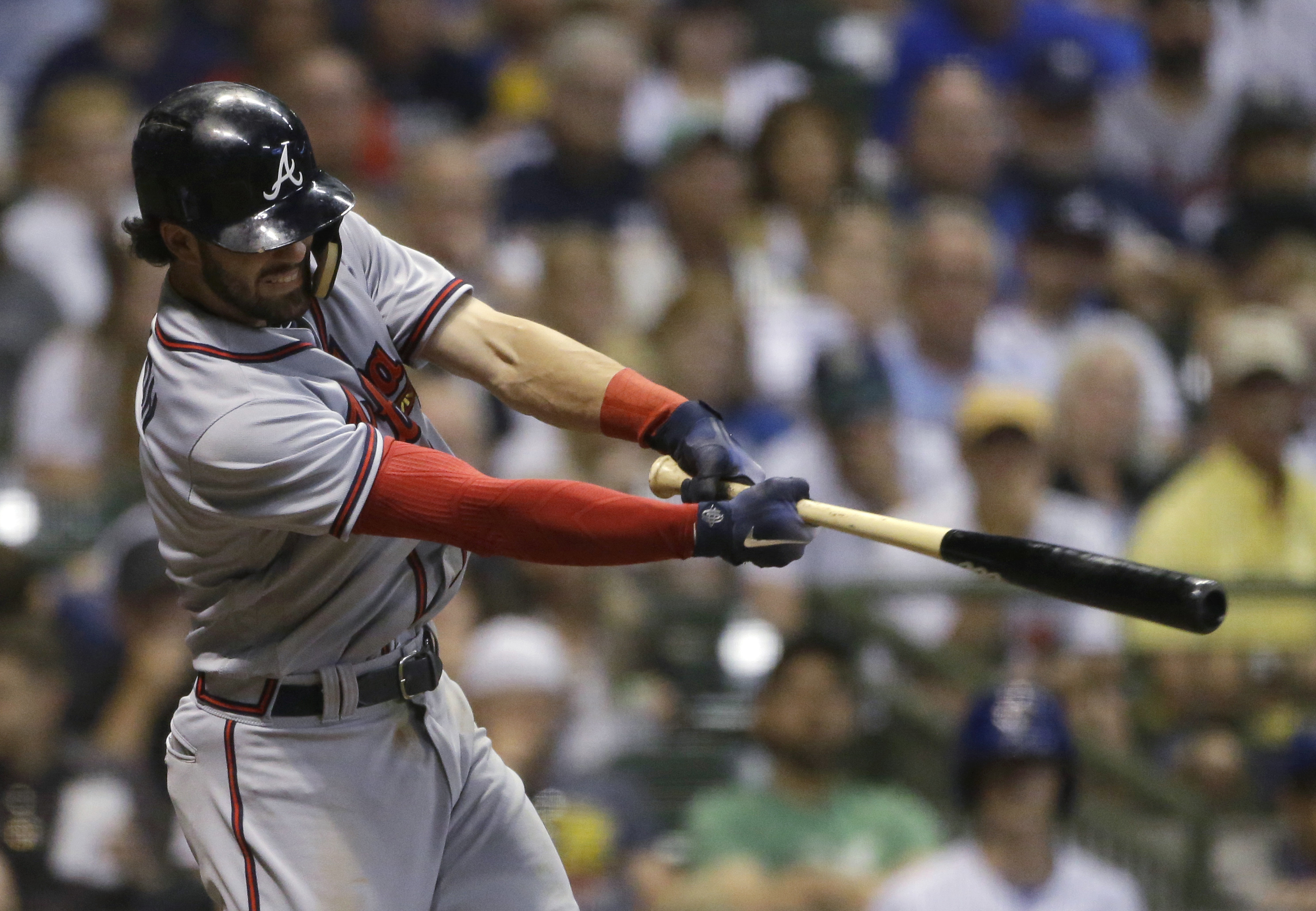 Aguilar homers as Brewers beat Braves 5-4
