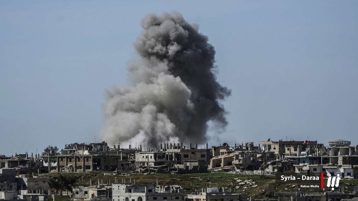 Syrian troops celebrate recapture of Jordan border crossing