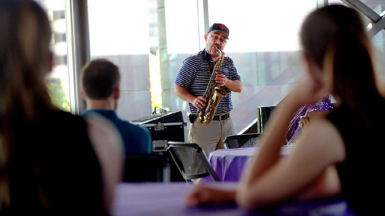 Young musicians get a feel for the rhythm at Salt Lake City Jazz Festival clinic