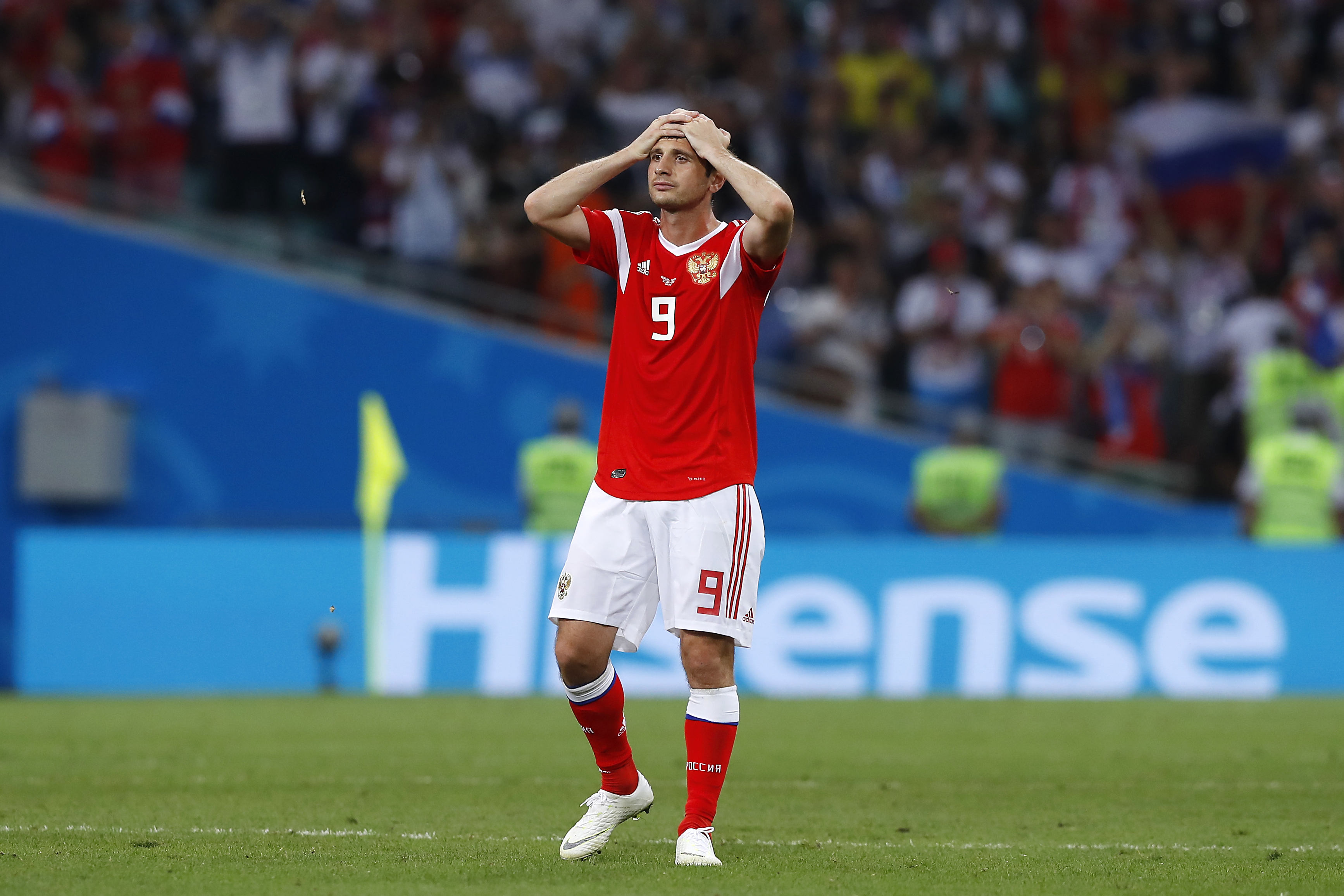 World Cup fairy tale ends for Russia, the sleeping giant