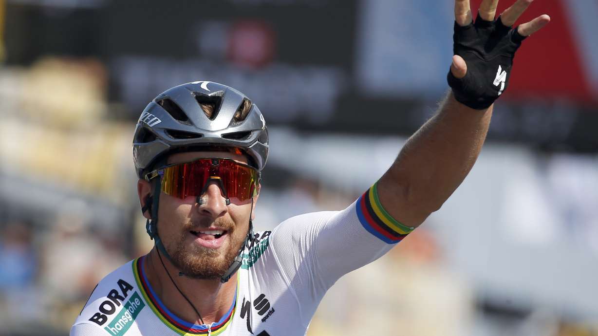 Sagan wins Stage 2 in Tour de France, Froome has calmer ride