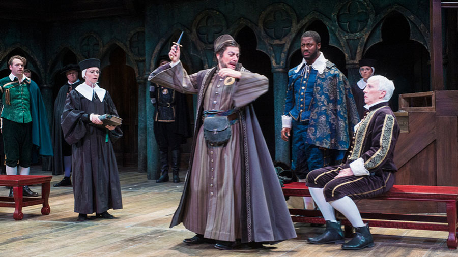 A scene from the Utah Shakespeare Festival’s 2018 production of The Merchant of Venice. (Photo: Karl Hugh, Utah Shakespeare Festival)