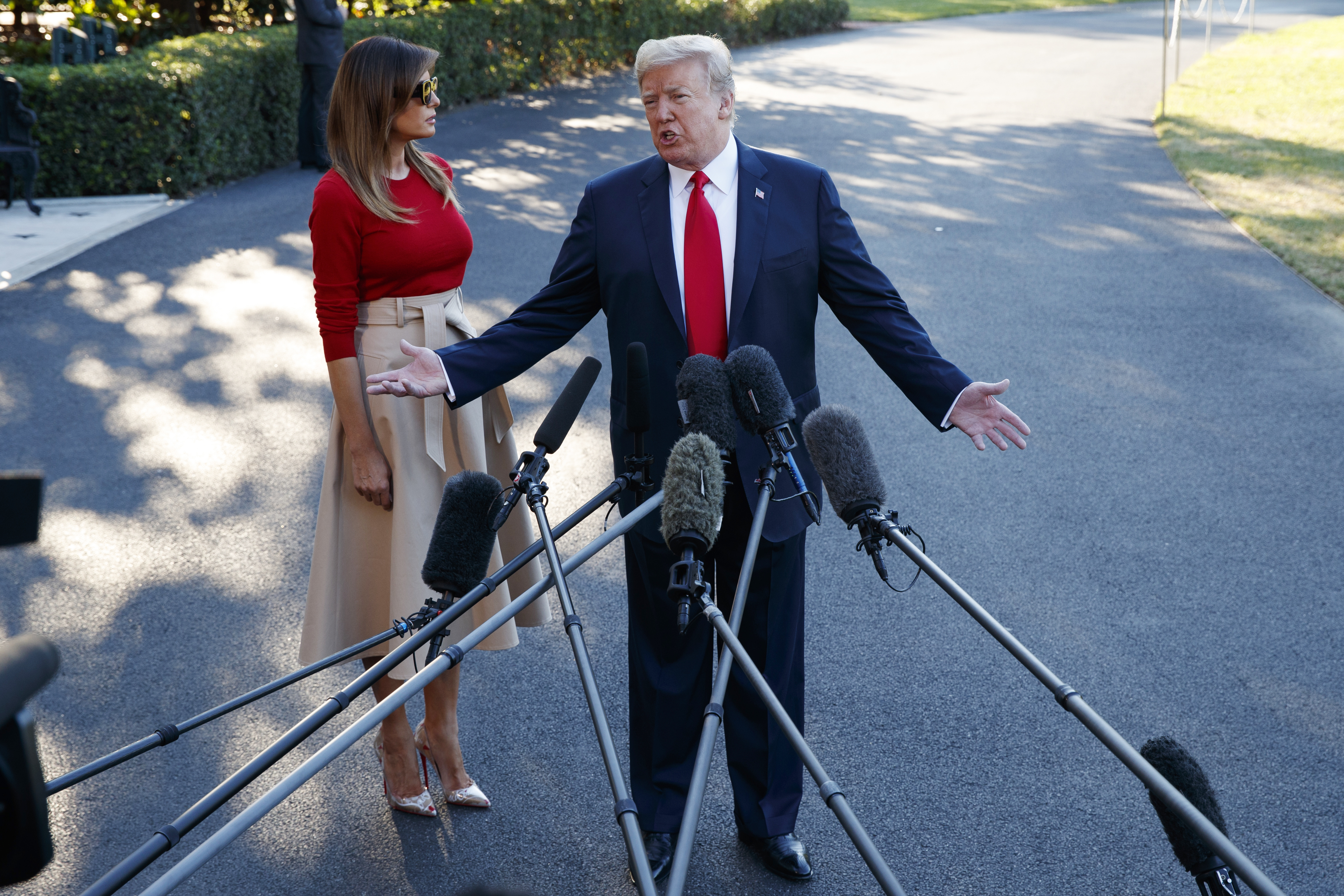 Trump says he still has 'Rocket Man' CD for Kim