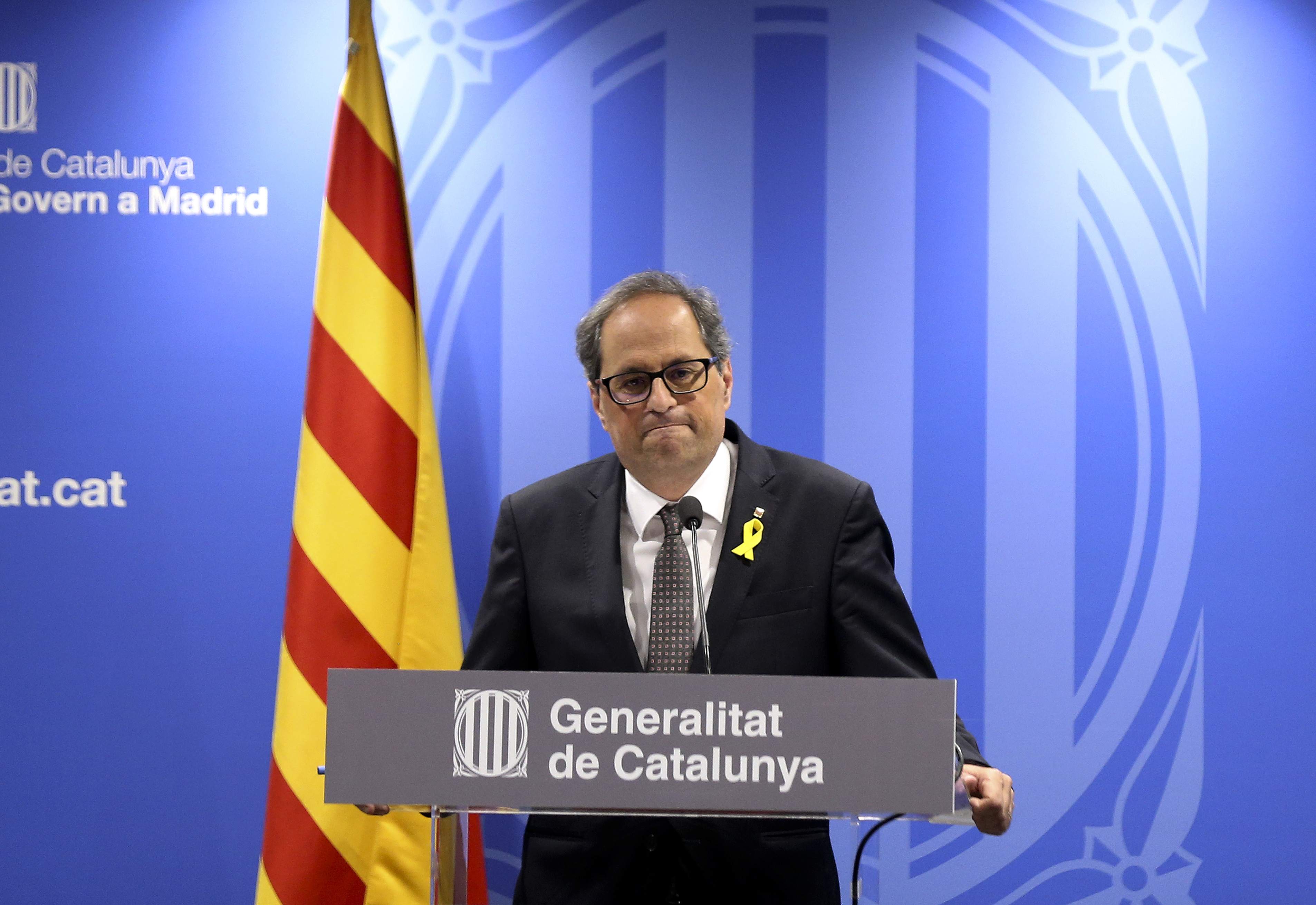 Spanish judge strips Catalonia's ex-leaders of public office