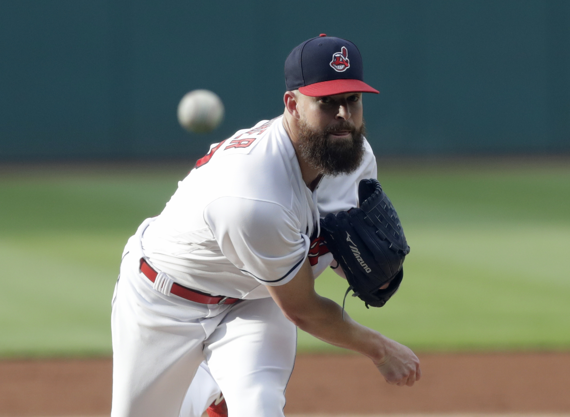 Indians' Kluber receives knee injection, will miss All-Star