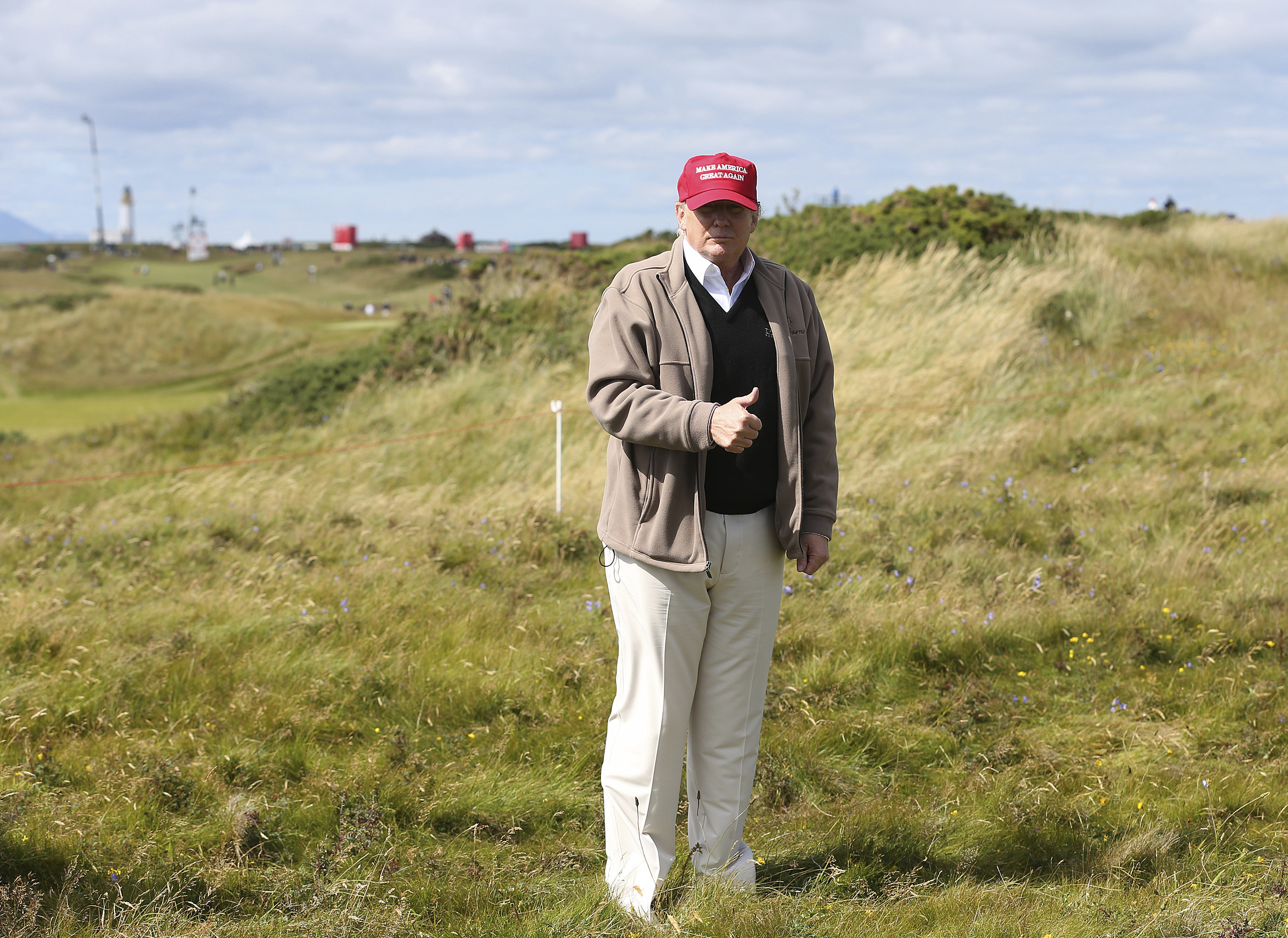 Trump back in Scotland to prepare for Putin talks