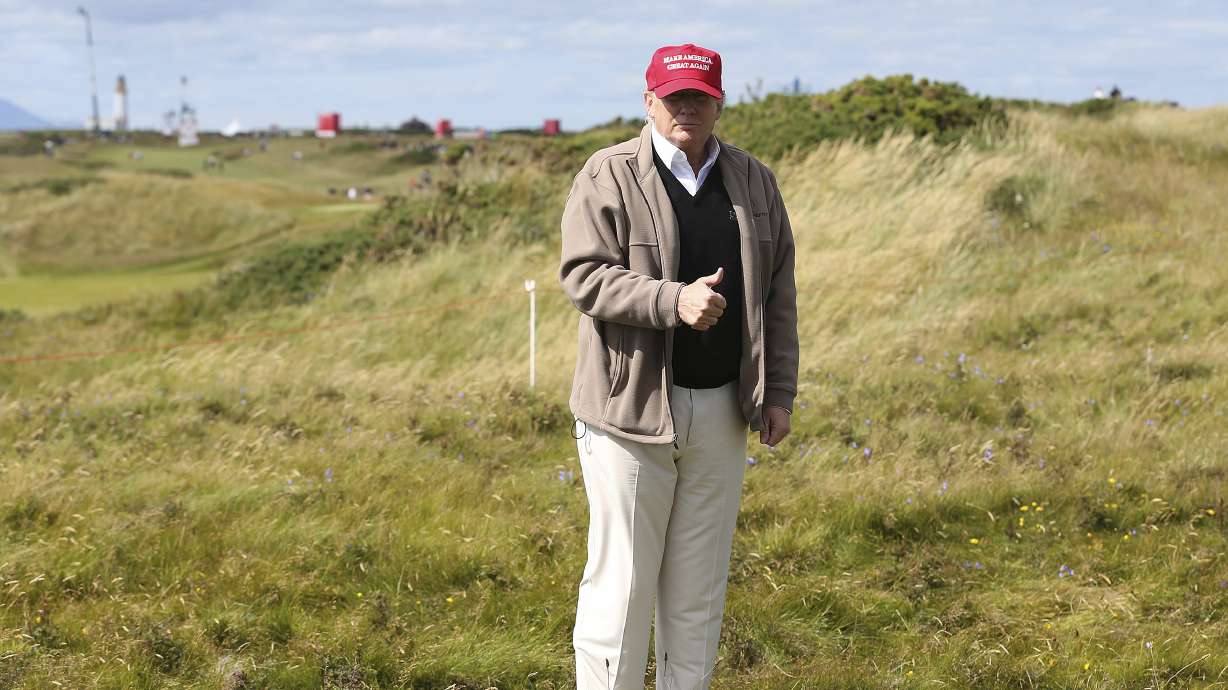 Trump back in Scotland to prepare for Putin talks