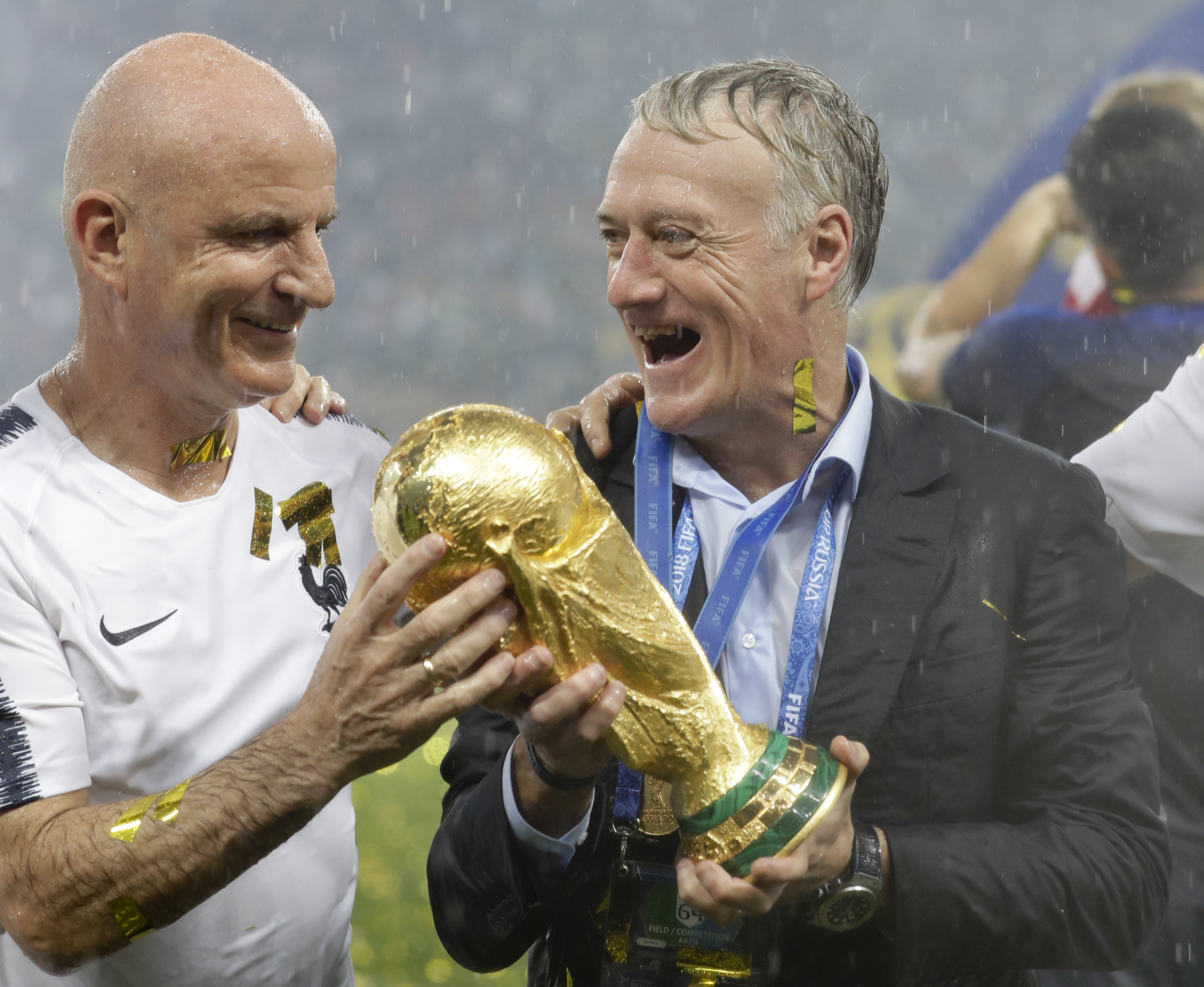 Deschamps joins Zagallo, Beckenbauer as champ player, coach
