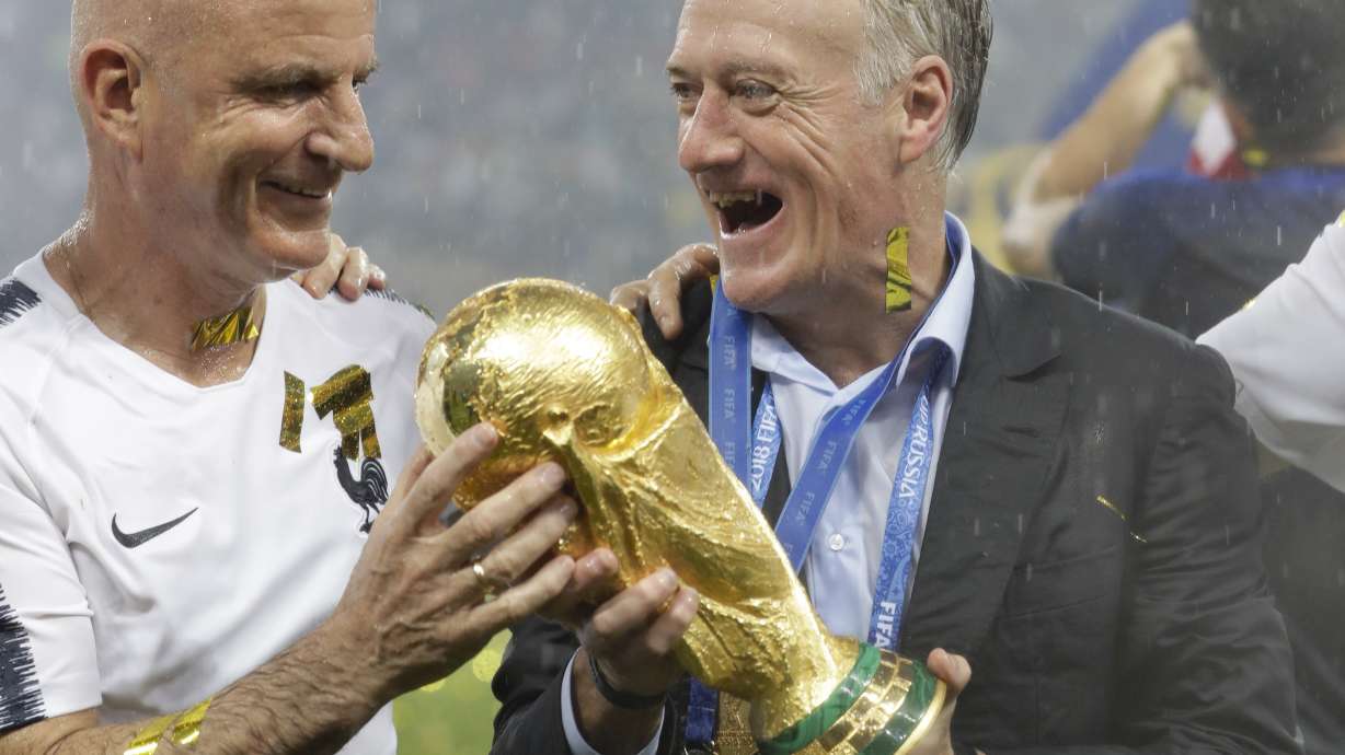 Deschamps joins Zagallo, Beckenbauer as champ player, coach