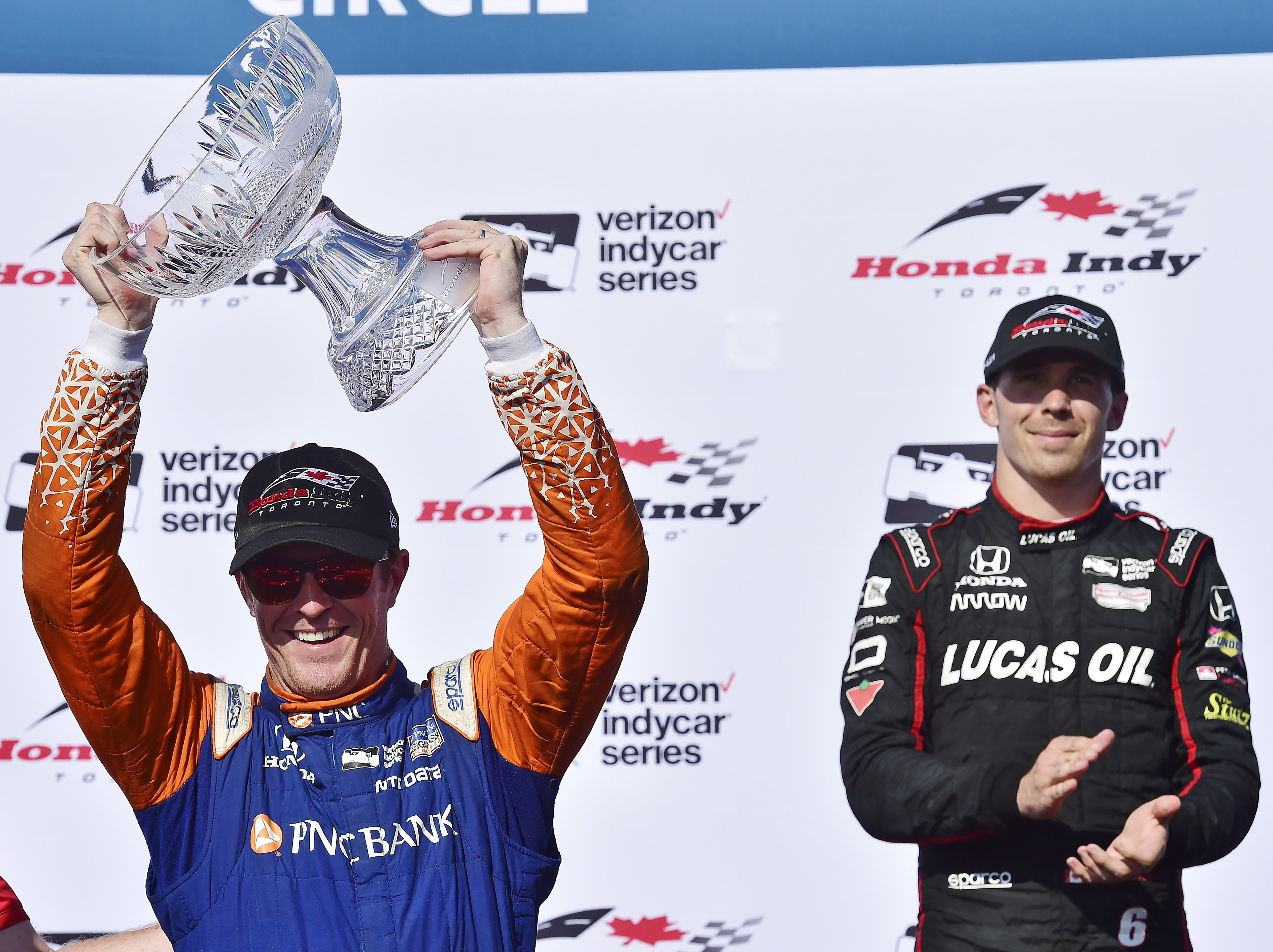 Dixon wins IndyCar race at Toronto for 3rd time