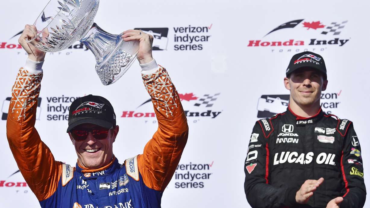 Dixon wins IndyCar race at Toronto for 3rd time