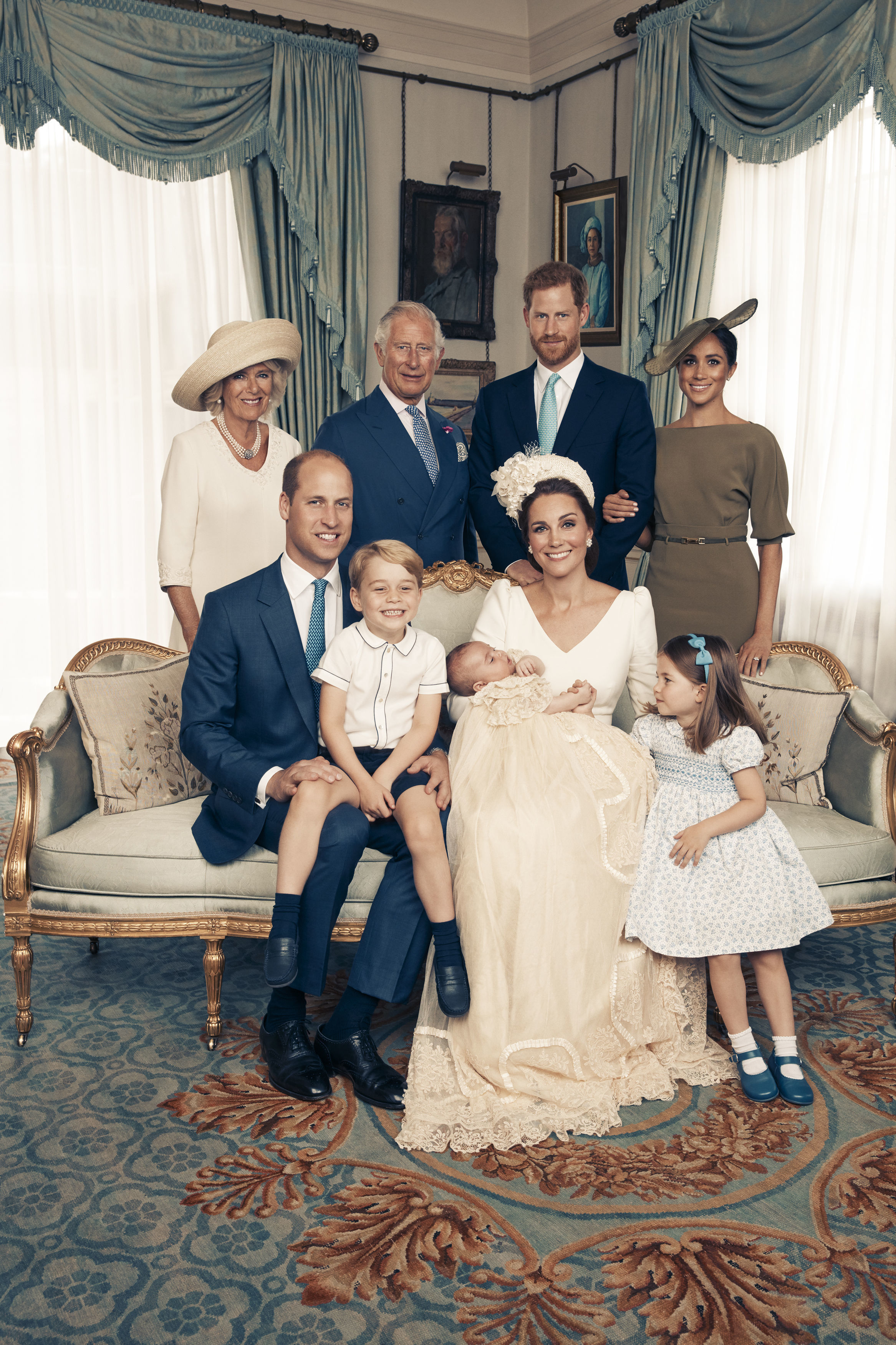 Royals release new photos to mark Prince Louis's christening