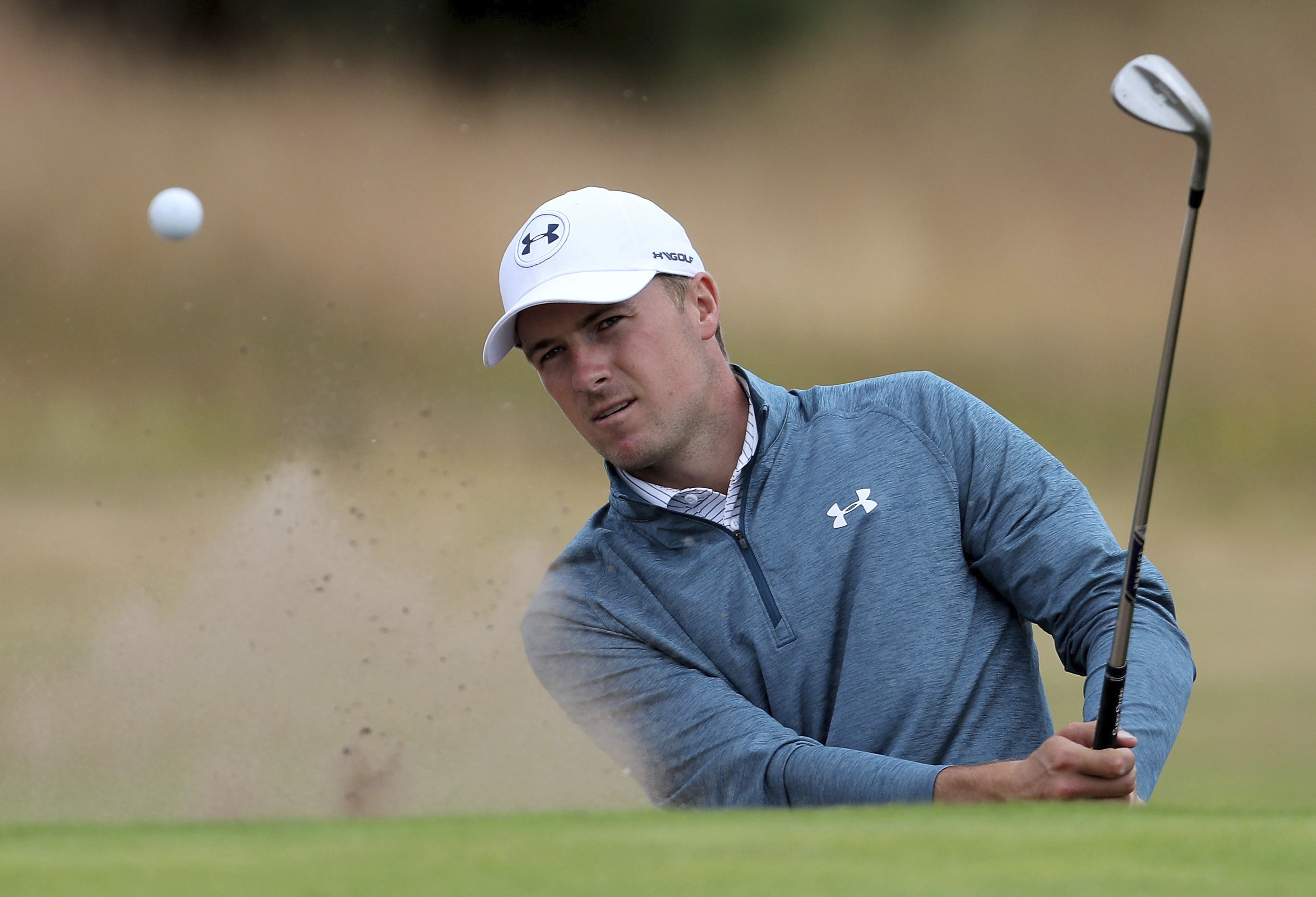 Spieth returns claret jug, faces tough task getting it back