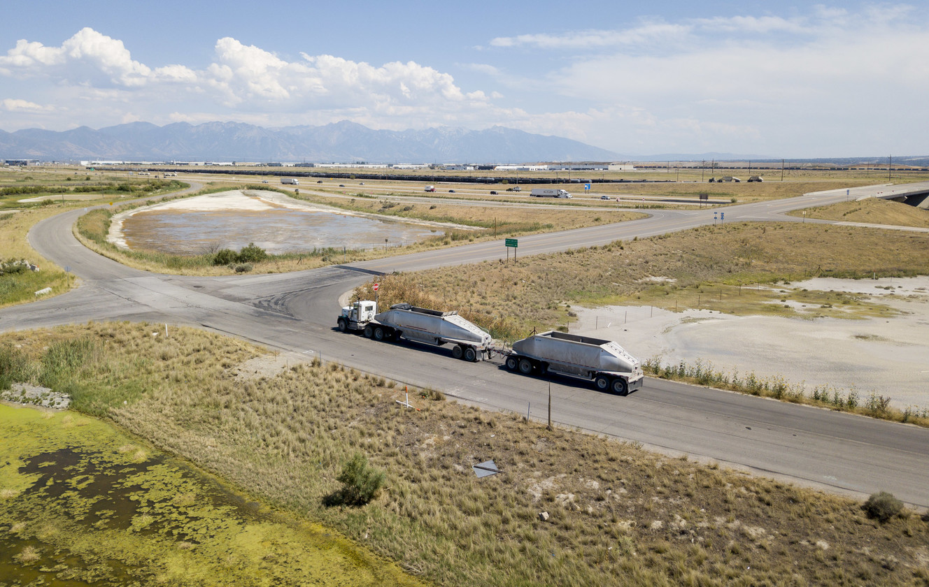 A section of land looking south east at 7200 west and I-80 that is part of the proposed Utah Inland Port in Salt Lake City on Monday, July 16, 2018. Gov. Gary R. Herbert was joined by legislative and local elected leaders to discuss consensus recommendations for the Utah Inland Port during press conference at the Capitol in Salt Lake City on Monday, July 16, 2018. (Photo: James Wooldridge, KSL)