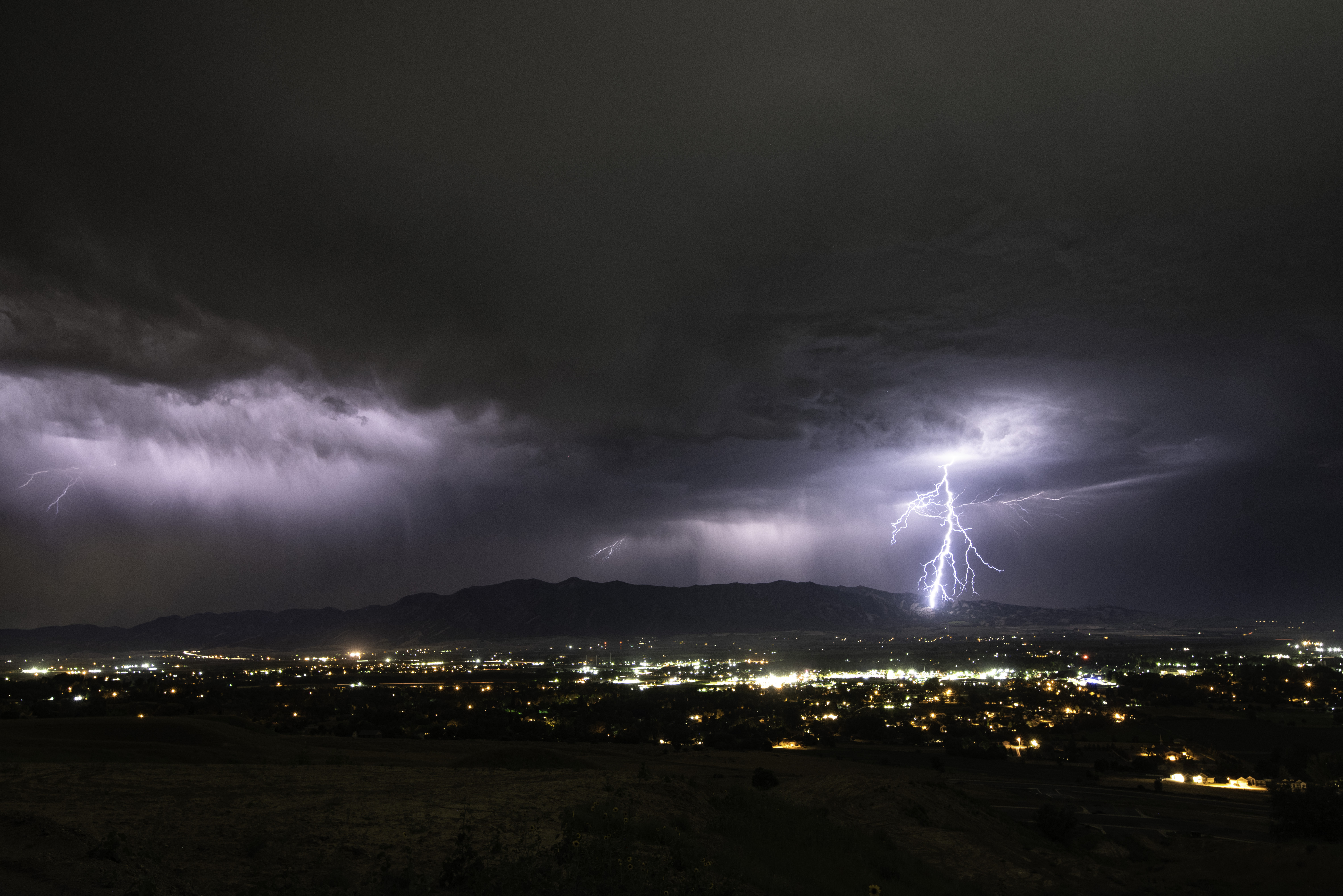 User submitted: Wild weather brings floods and lightning