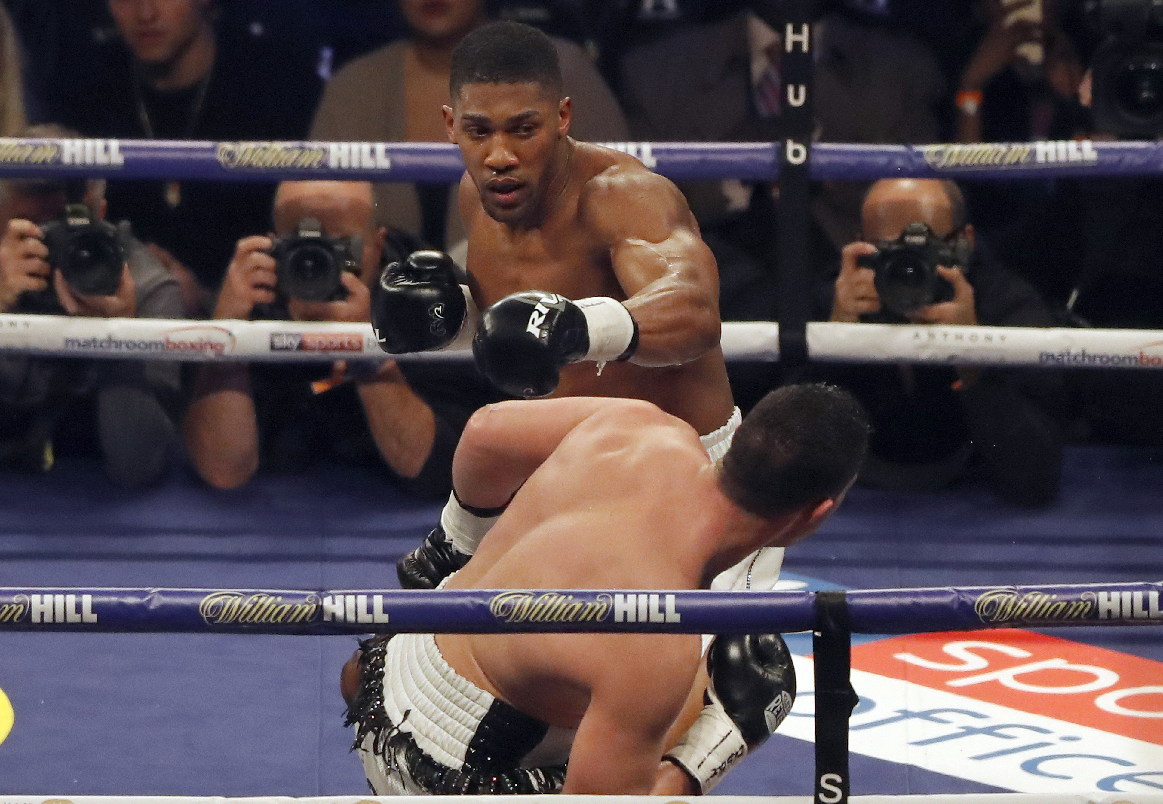 Anthony Joshua can't escape talk of Deontay Wilder
