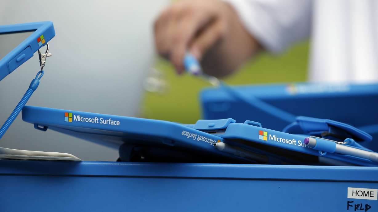 Microsoft profit up, aided by cloud rivalry with Amazon