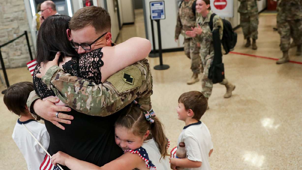 'I've been ready for about nine months': Soldiers return to Salt Lake from Middle East