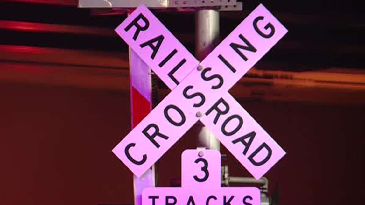 A 23-year-old bicyclist dies when hit by a FrontRunner train at 900 S. 600 West in Salt Lake City Thursday, July 19, 2018. The man was part of a bicycling group, UTA spokesman Carl Arky said. Photo: Tanner Siegworth, KSL TV