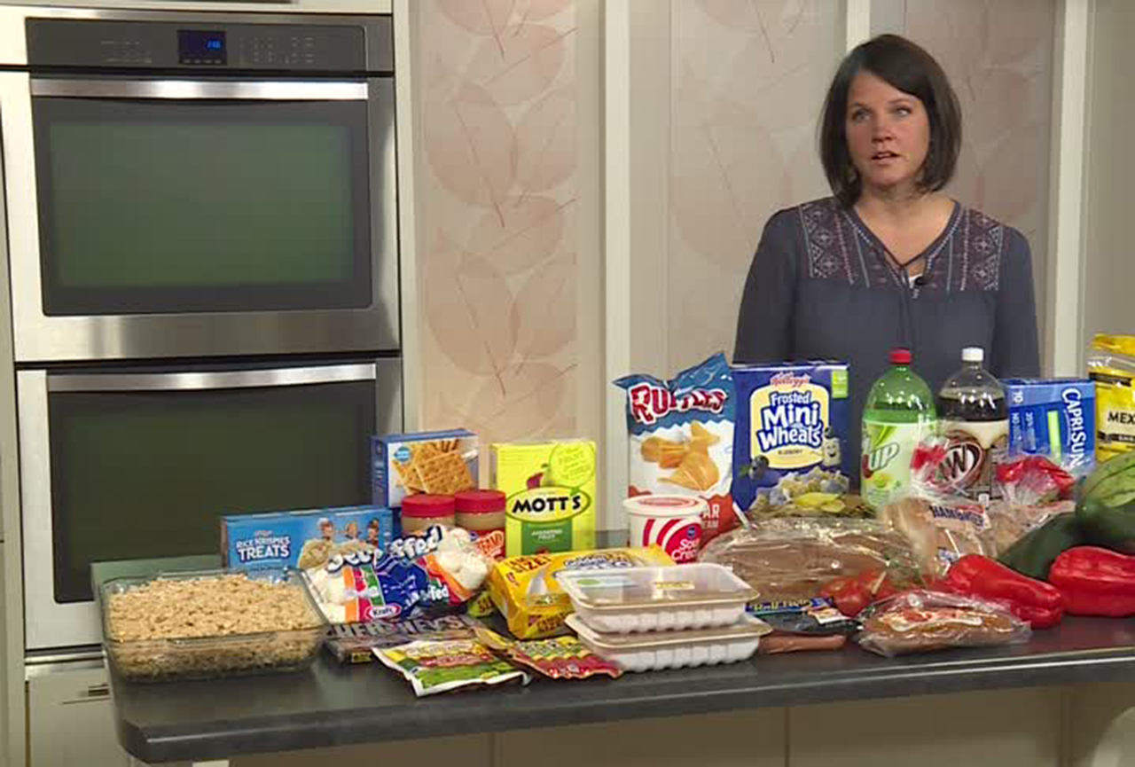 Shandra Madsen runs the grocery comparison service Deals to Meals, and she is a frequent road tripper. There are ways you can save a lot on food during family vacation, she said. Photo: KSL TV
