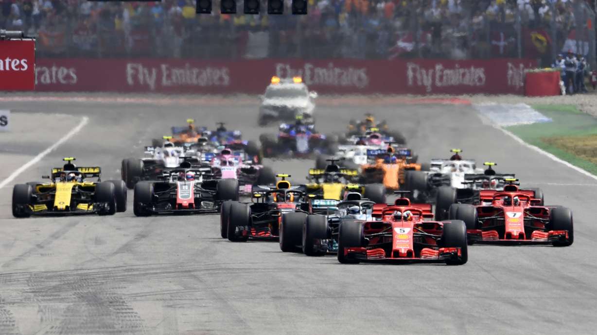 Hamilton wins German GP as rival Vettel crashes late on