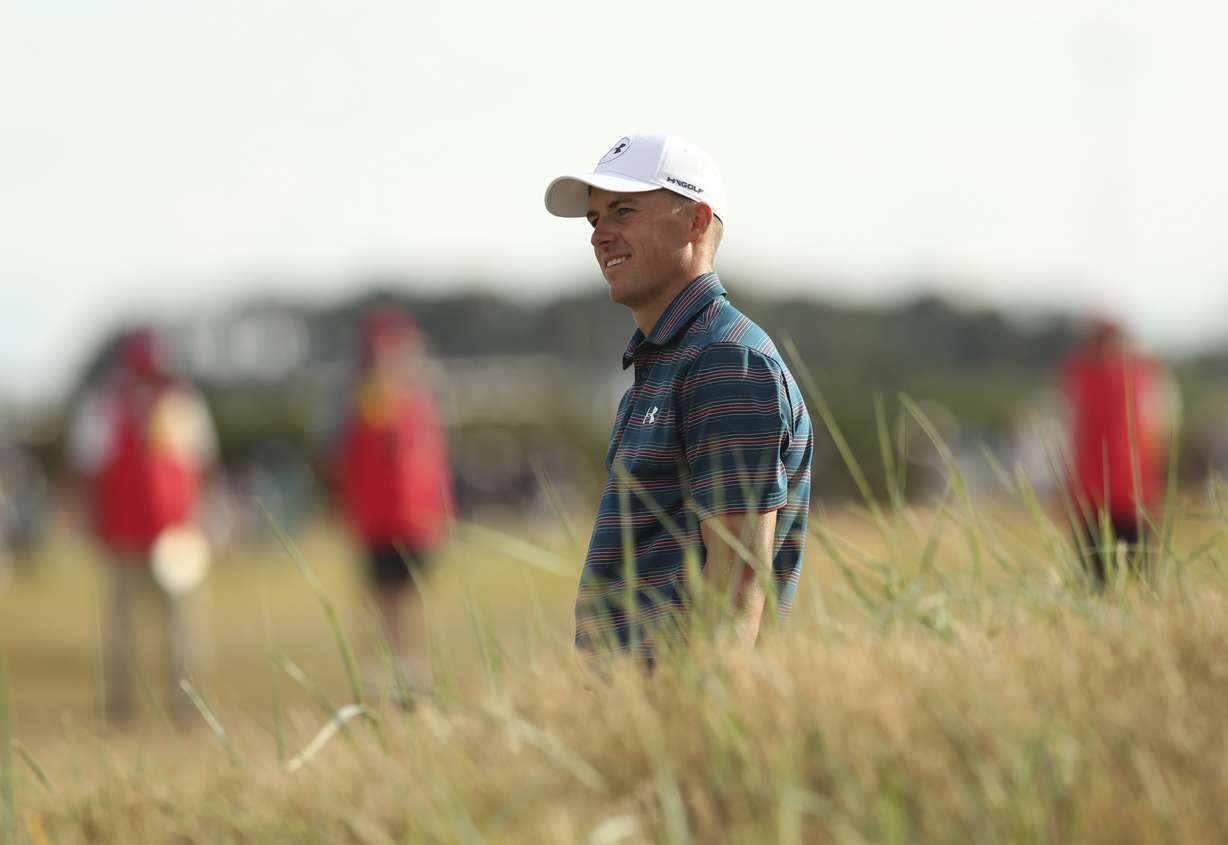 Jordan Spieth of the US during the final round of the British Open Golf Championship in Carnoustie, Scotland, Sunday July 22, 2018. (Photo: Jon Super, AP Photo)