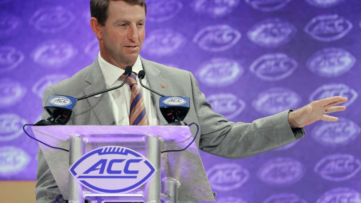 Clemson again picked as preseason favorite in ACC