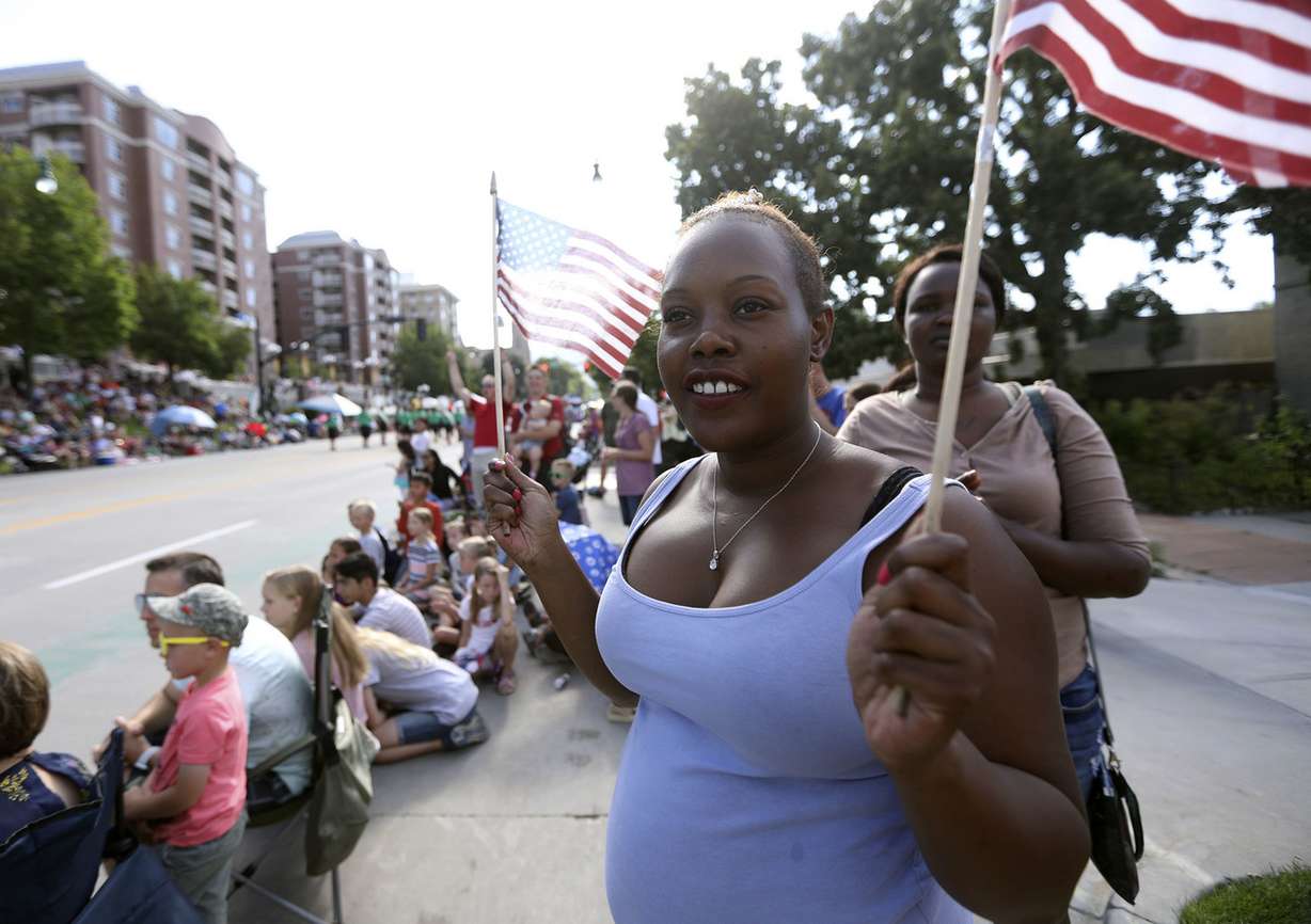Jamie Thompson watches the Days of ’47 Parade in Salt Lake City on Tuesday, July 24, 2018. (Photo: Kristin Murphy, KSL)
