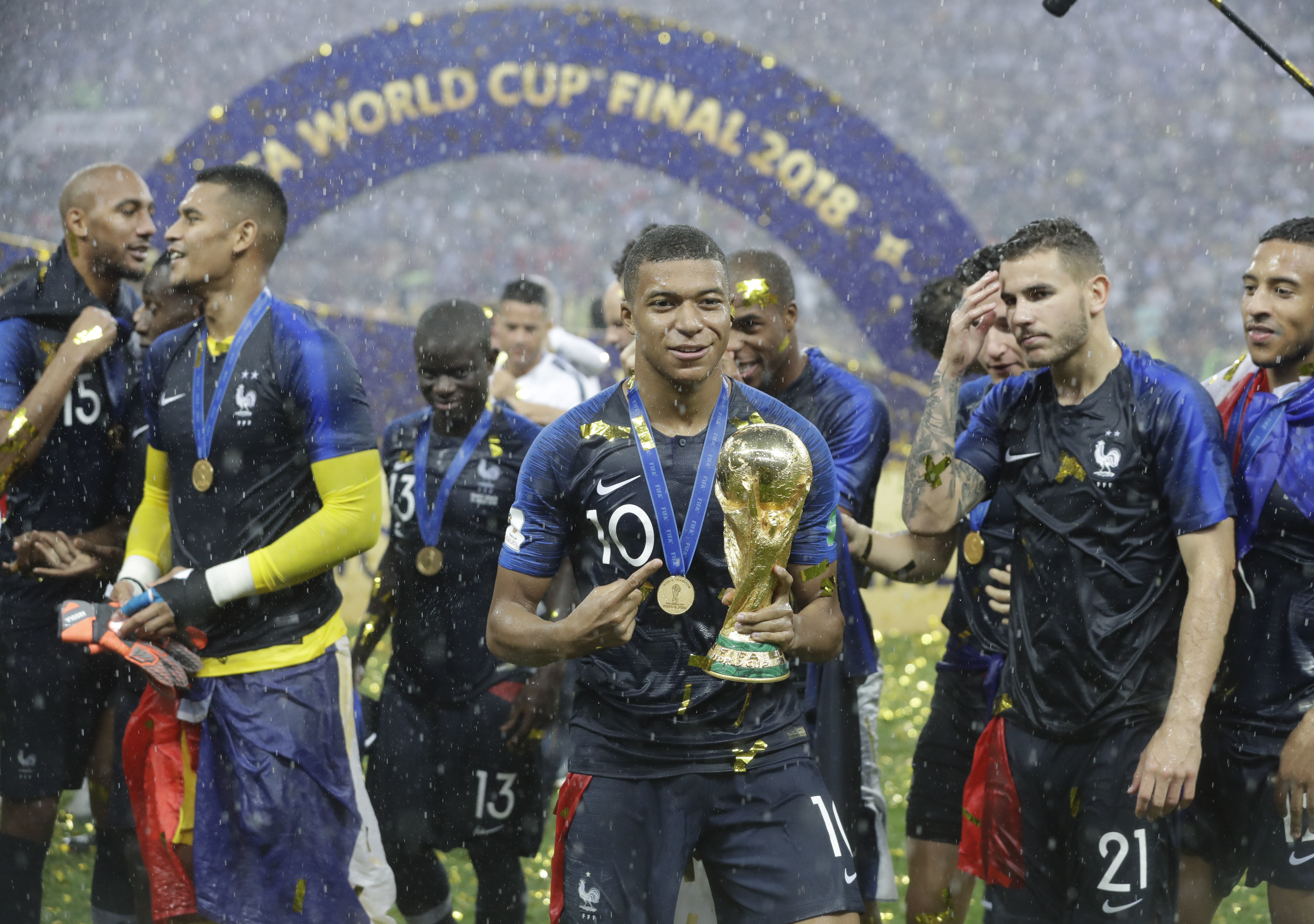 Mbappe reveals he played World Cup finals with a back injury