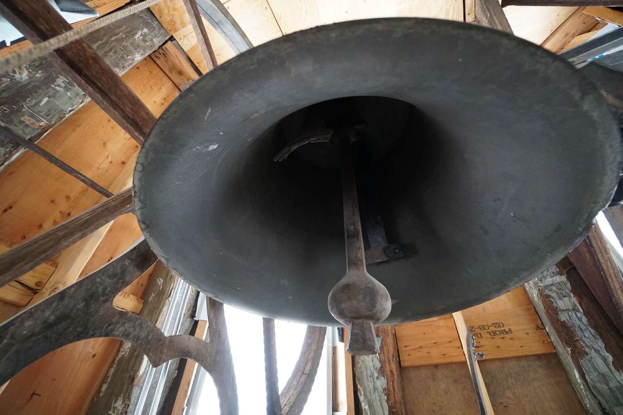 The St. George Tabernacle will reopen after a two-year restoration project. Upgrades included seismic upgrades and a refresh of the interior to its original décor. Photo: KSL TV