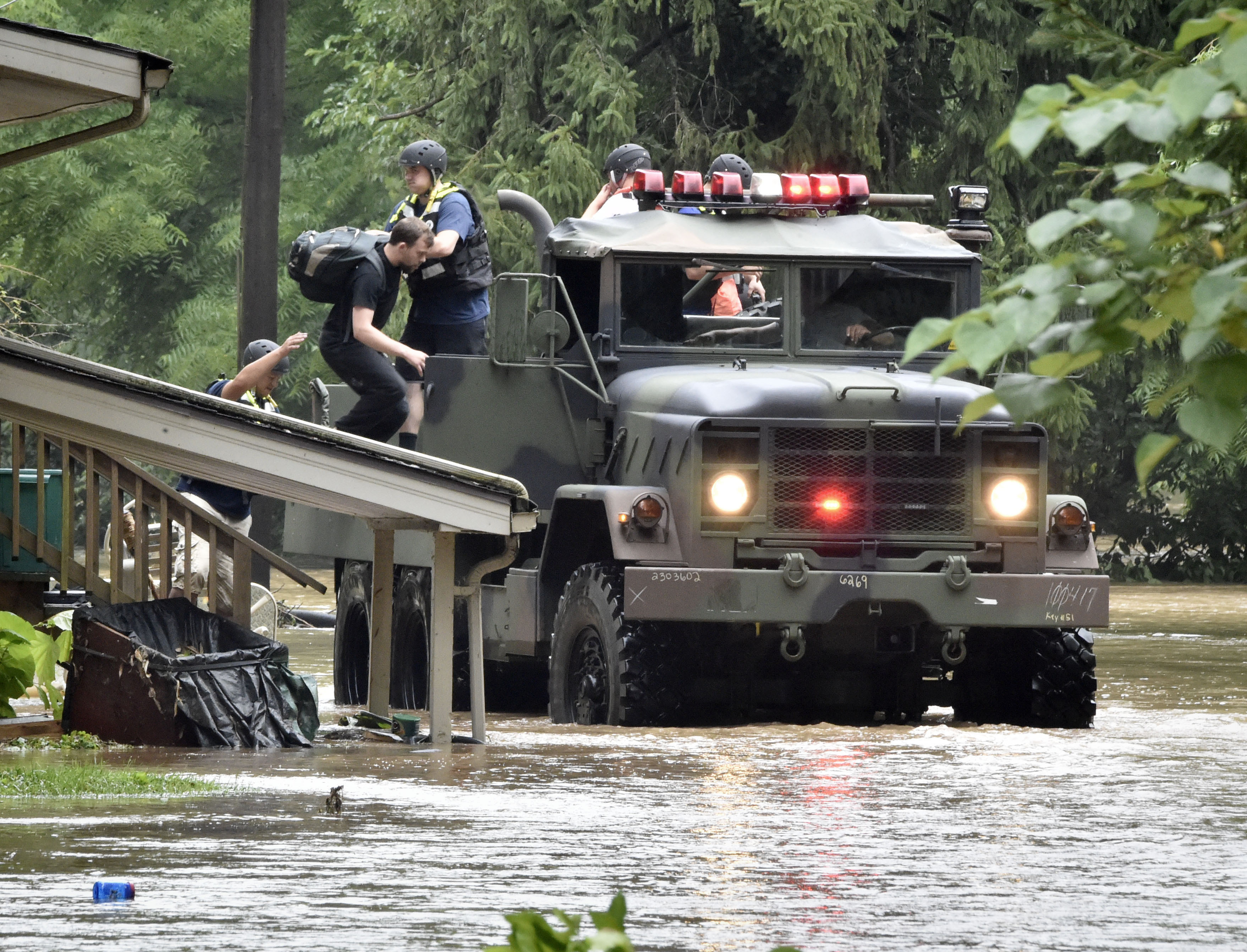 Heavy rain, flood waters prompt Pennsylvania evacuations