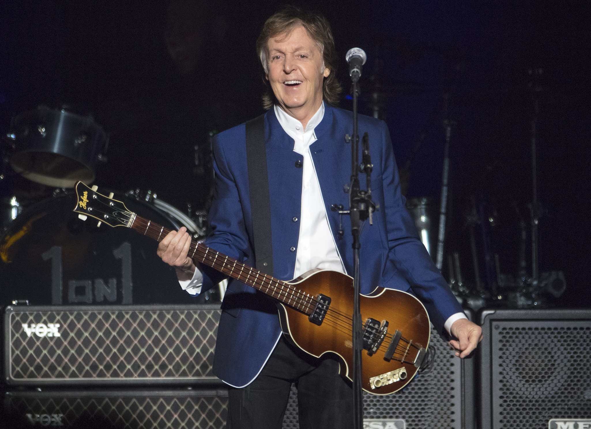 Paul McCartney returns to Liverpool's Cavern Club cellar bar