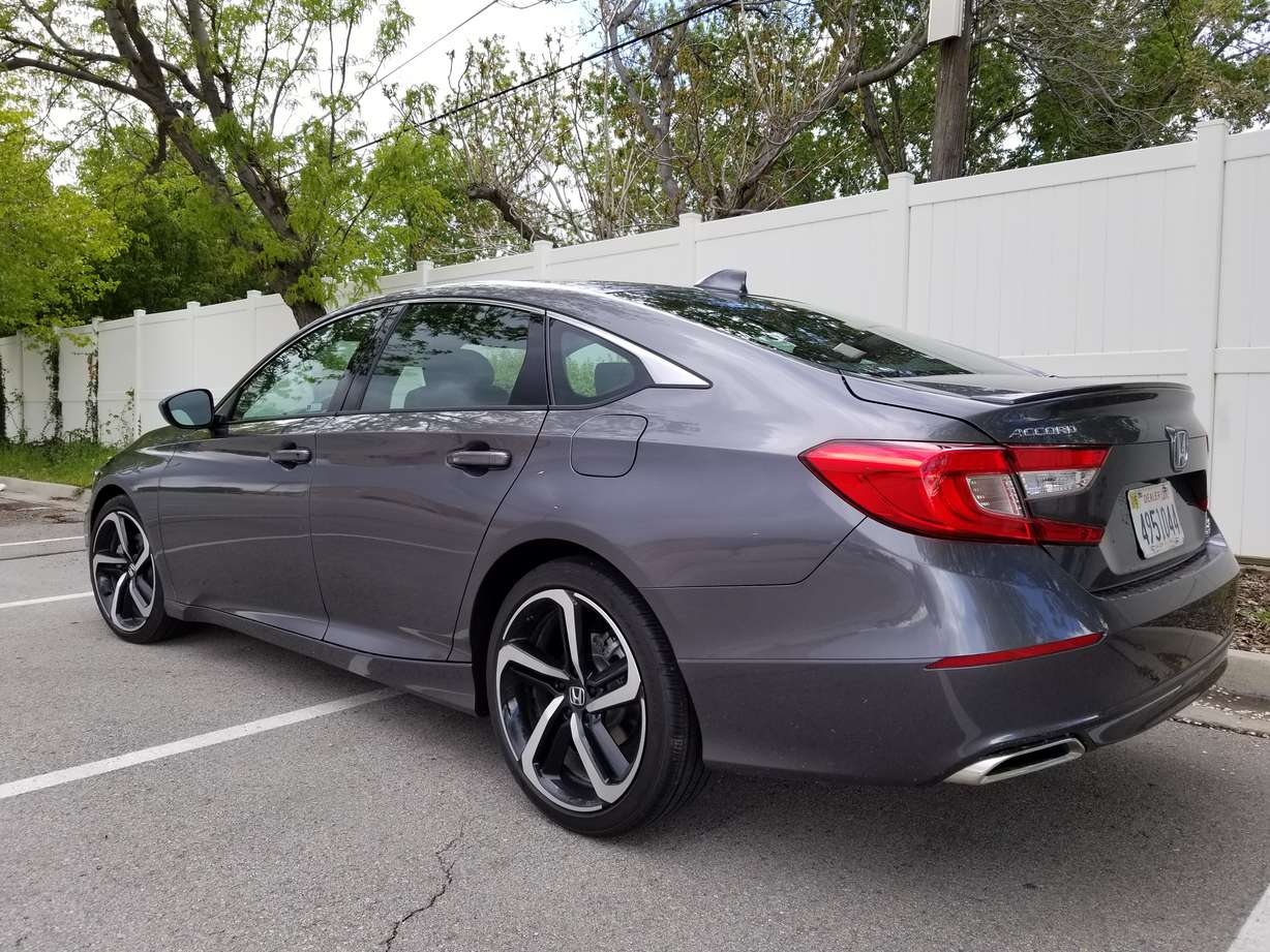 The Accord Sport from the back. Photo: Mike Stapley