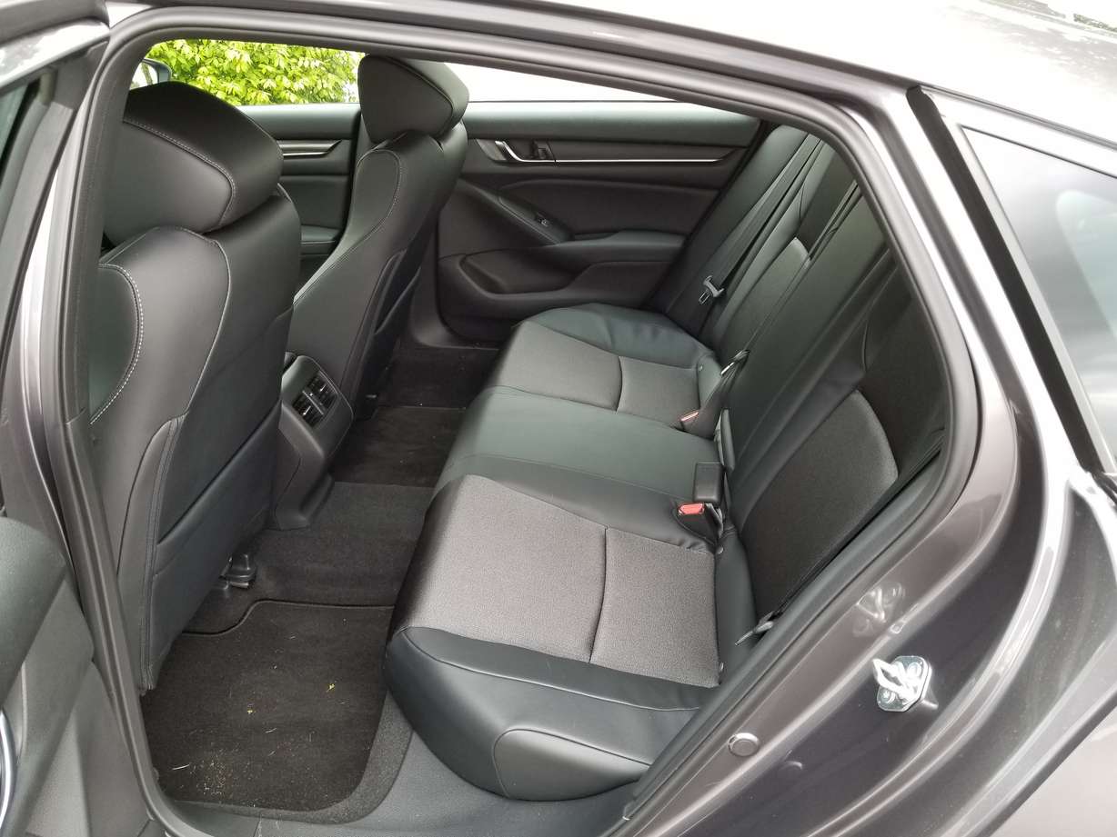 The Accord Sport's back seat. Photo: Mike Stapley