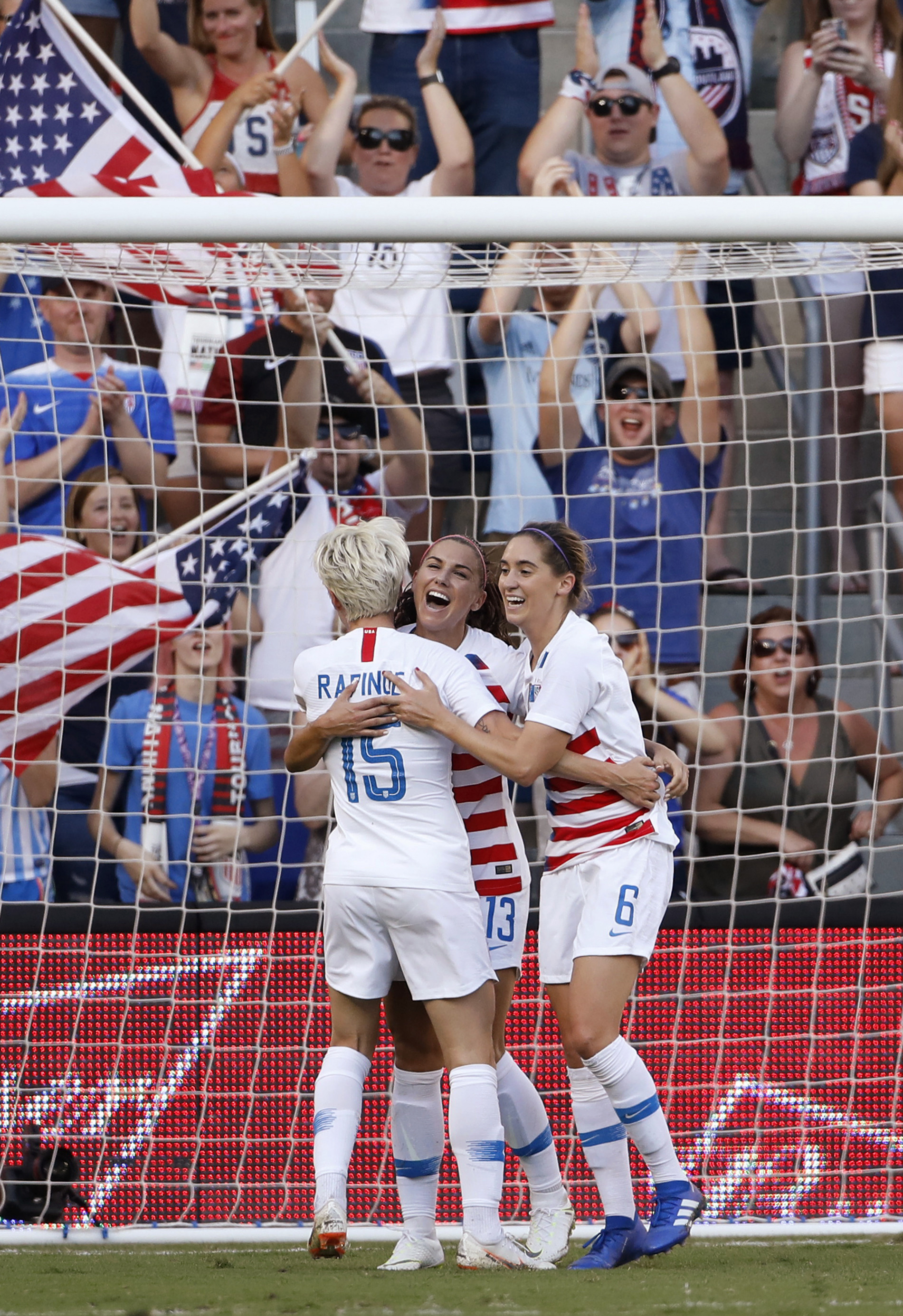 Hat's off! Alex Morgan's 3-goal game leads US past Japan 4-2