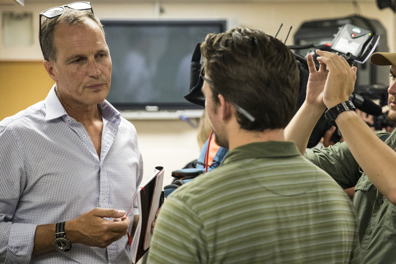 The Latest: 3,000 cases of water given away after PFAS found