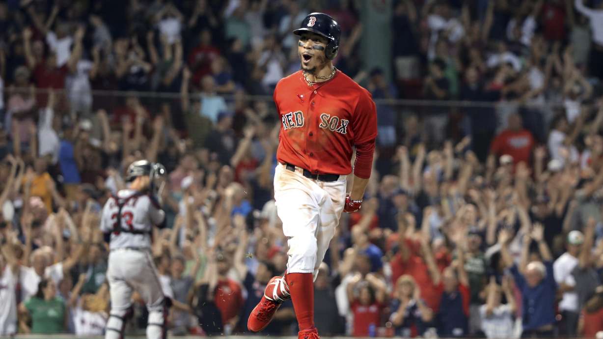 Game-ending homer by Betts lifts Boston over Twins 4-3 in 10