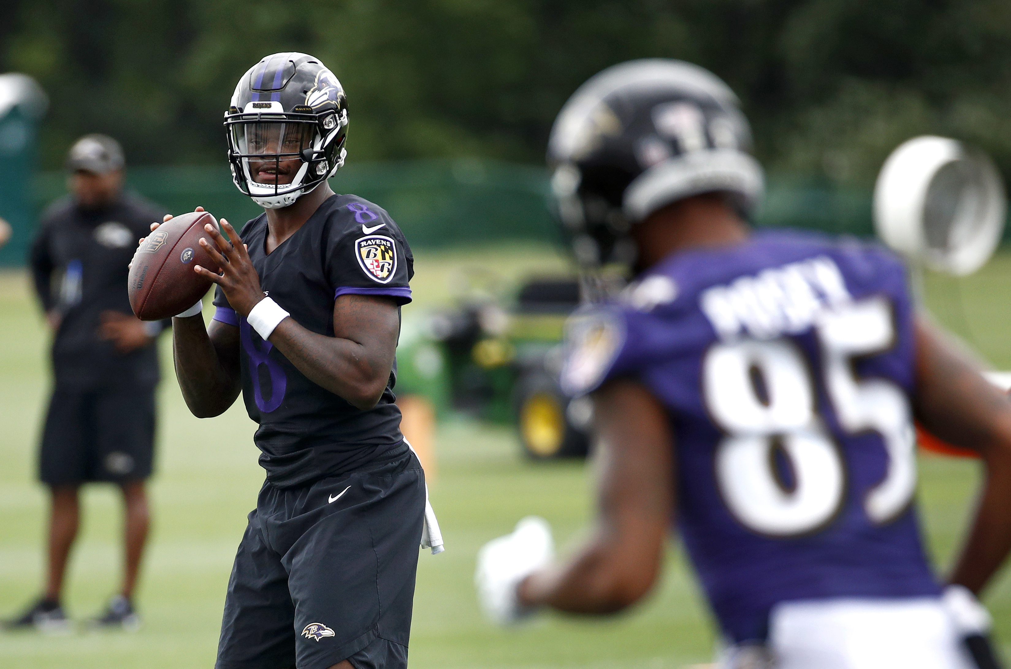 Ravens QB Lamar Jackson impressive at 1st NFL training camp