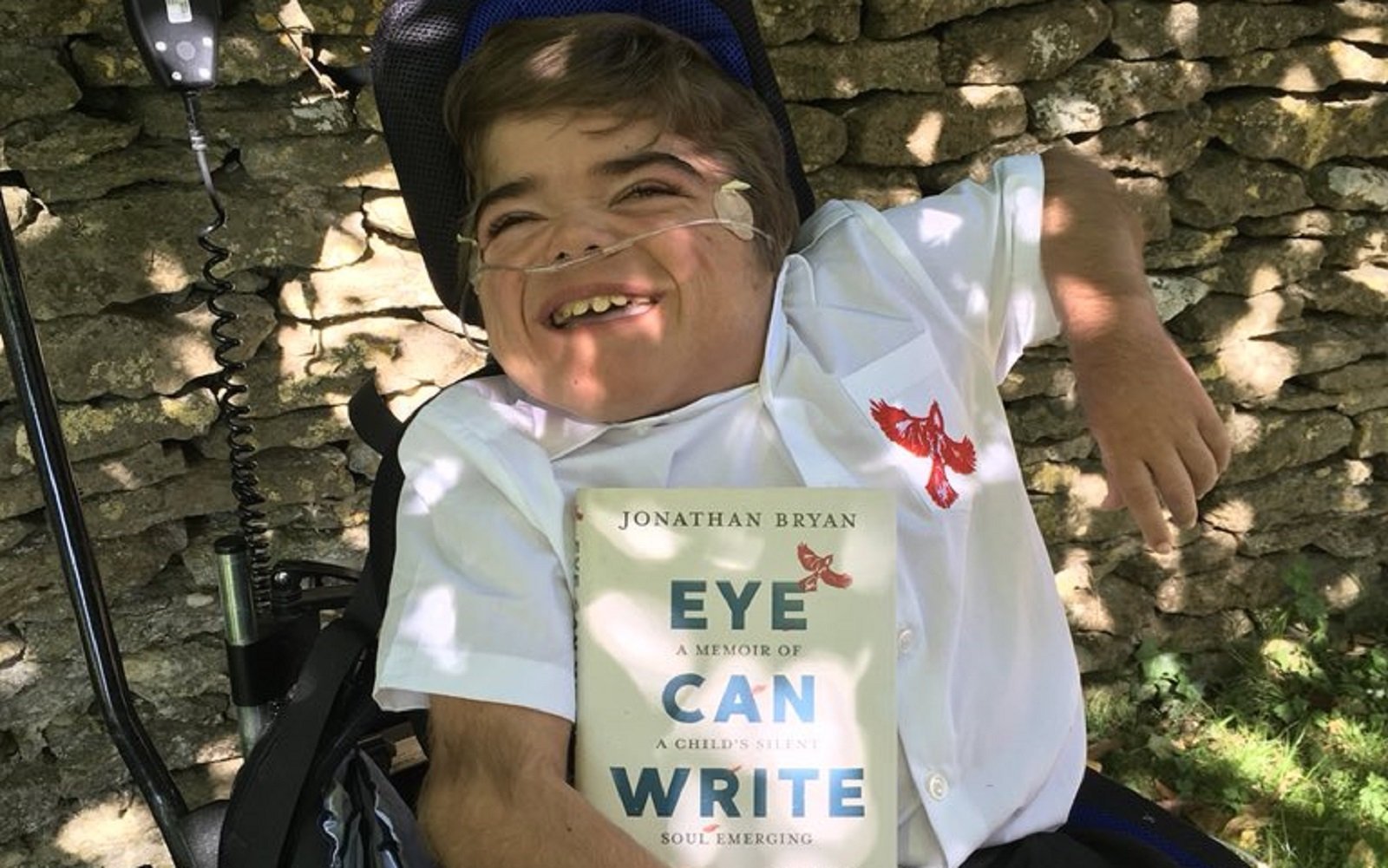 A 12-year-old boy who can't speak wrote a book with his eyes