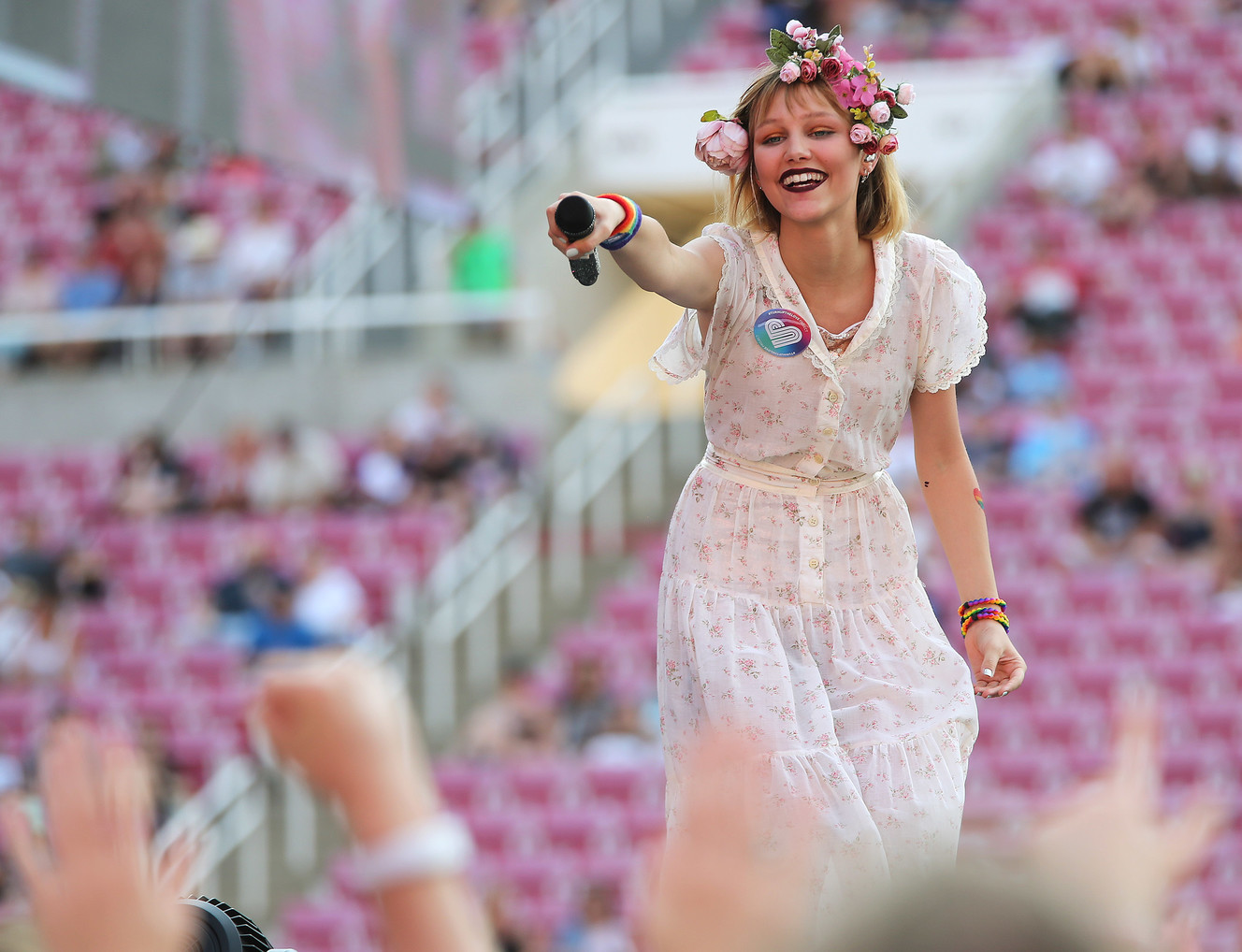 Grace Vanderwaal performs during the LoveLoud music festival in Salt Lake City on Saturday, July 28, 2018. (Photo: Jeffrey D. Allred, KSL)