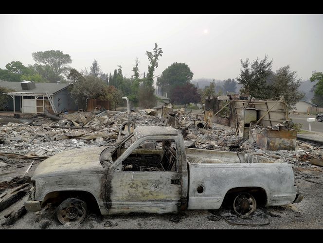 Hope grows as deadly Northern California blaze slows down