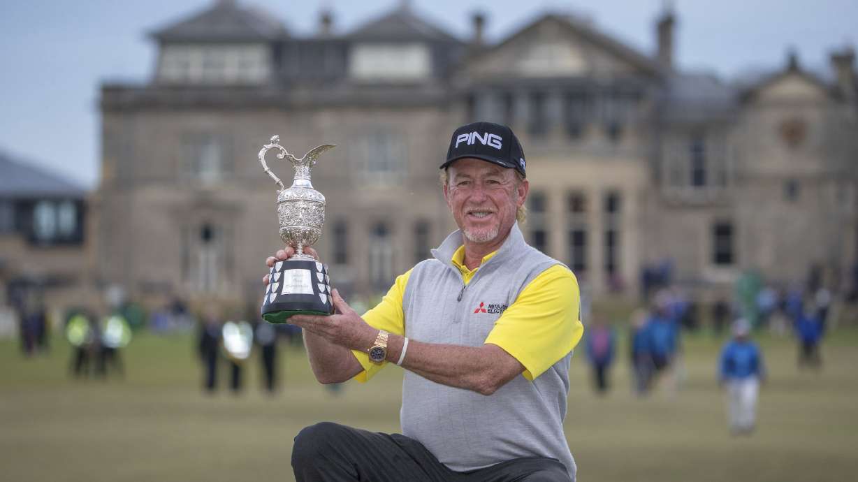 Jimenez wins Senior British Open by 1 shot, Watson fades