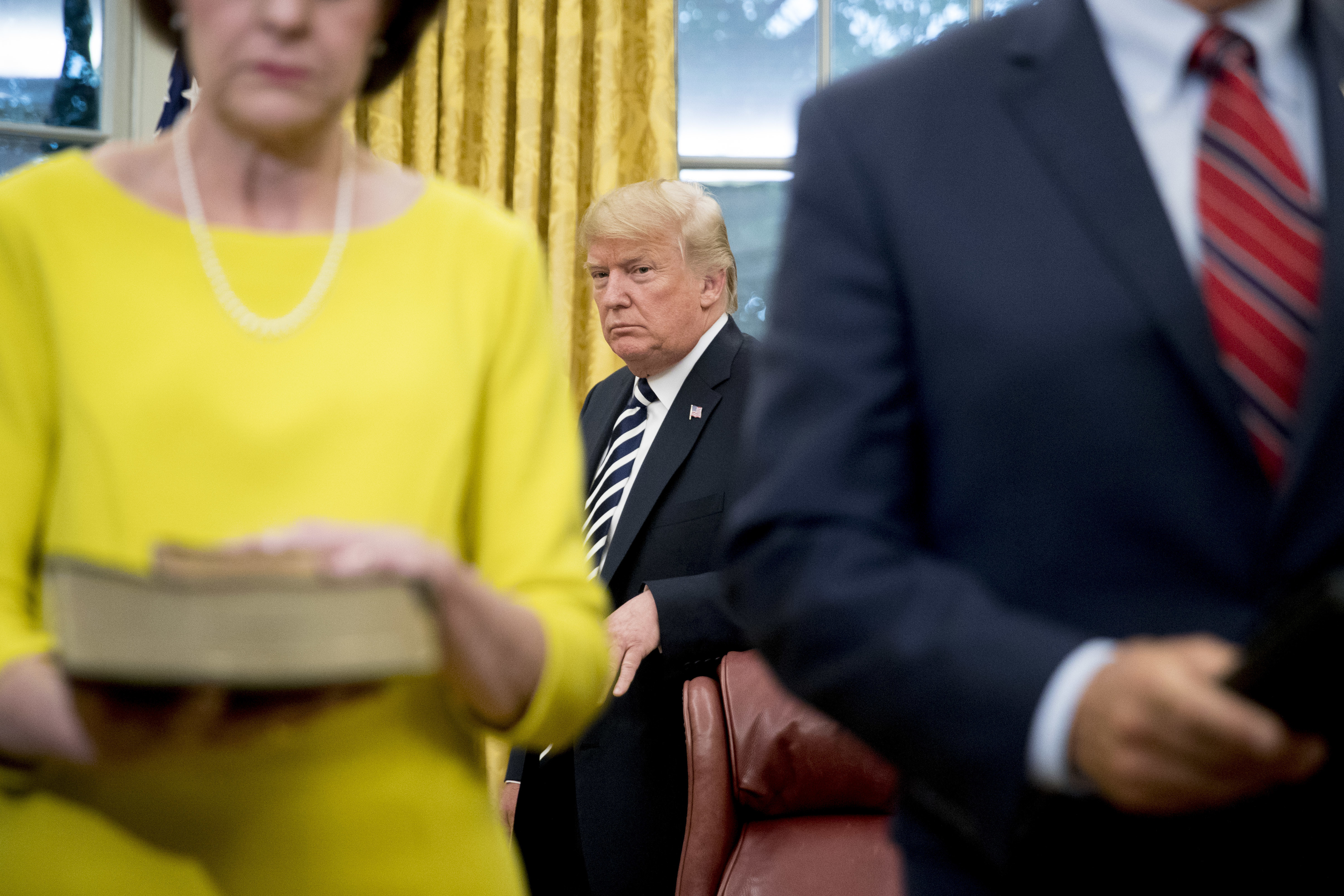 Robert Wilkie sworn in as Trump's Veterans Affairs secretary